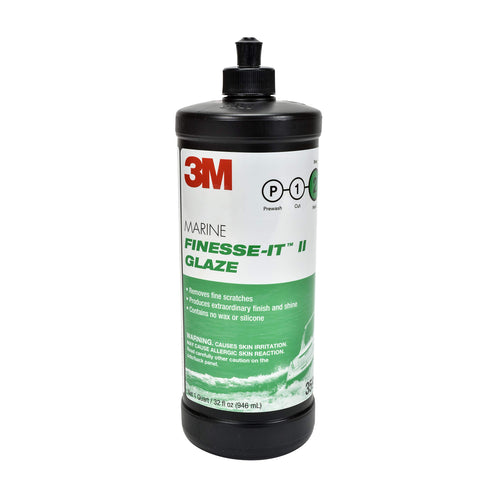 3M Finesse-it II Marine Glaze (35928) – For Polishing RVs and Boats – 1 Quart