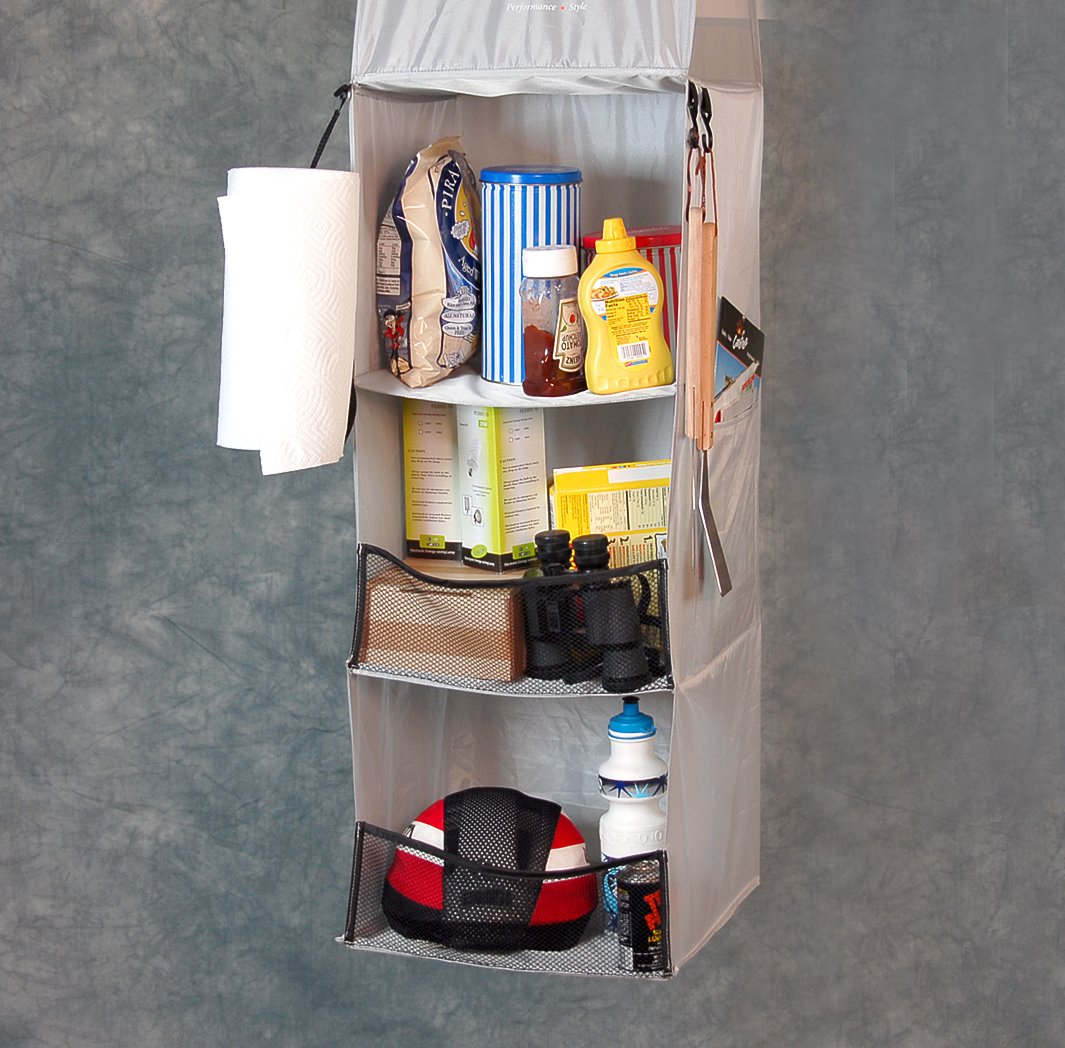 Light Gray Carefree 907100 54" x 14" x 14" Nylon RV Awning Storage Locker