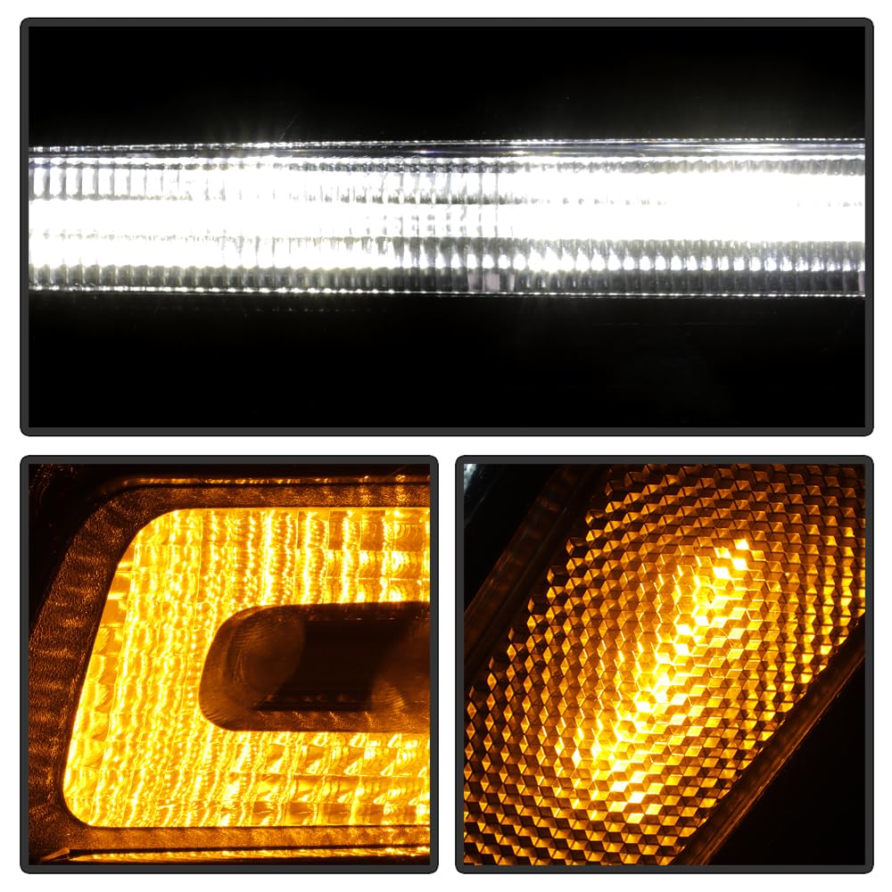 Jeep Grand Cherokee Spyder (POE) 17-21 (Fit HID Model) w/Auto Leveling LED DRL Headlight (Low D3S High D3S) - OE Chrome Left