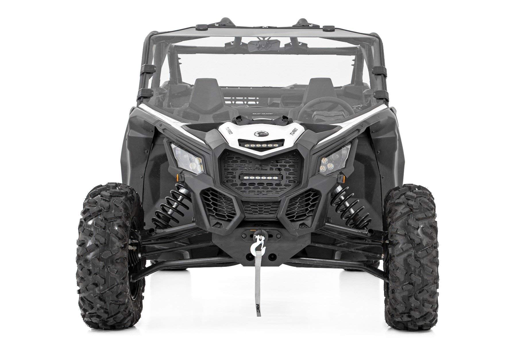 Rough Country Winch Mounting Plate for Maverick Can-Am X3-97028
