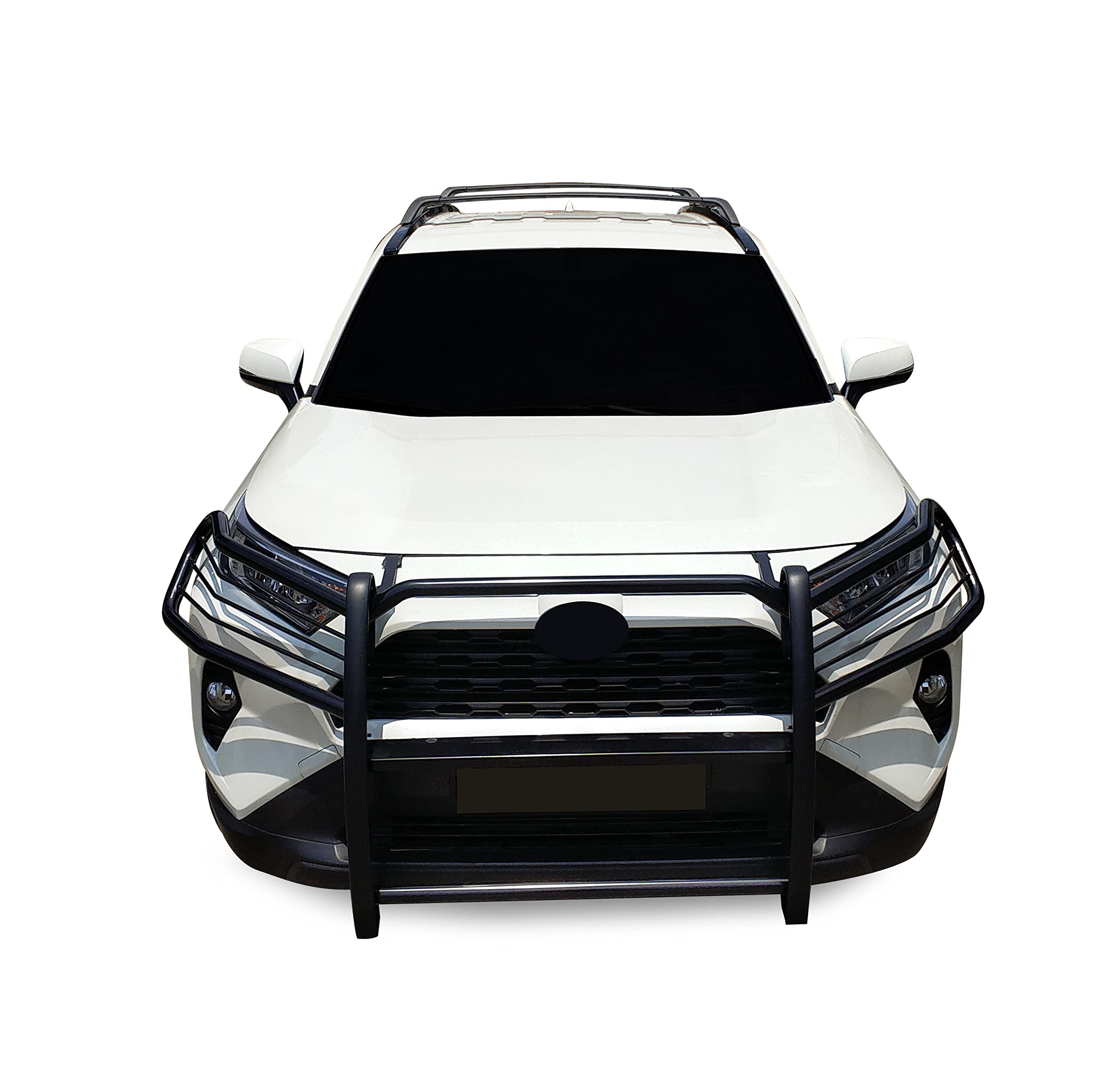 Bumper Guard Modular Black Black Horse Grille Compatible with 2019-2024 Toyota RAV4-17A093904MA