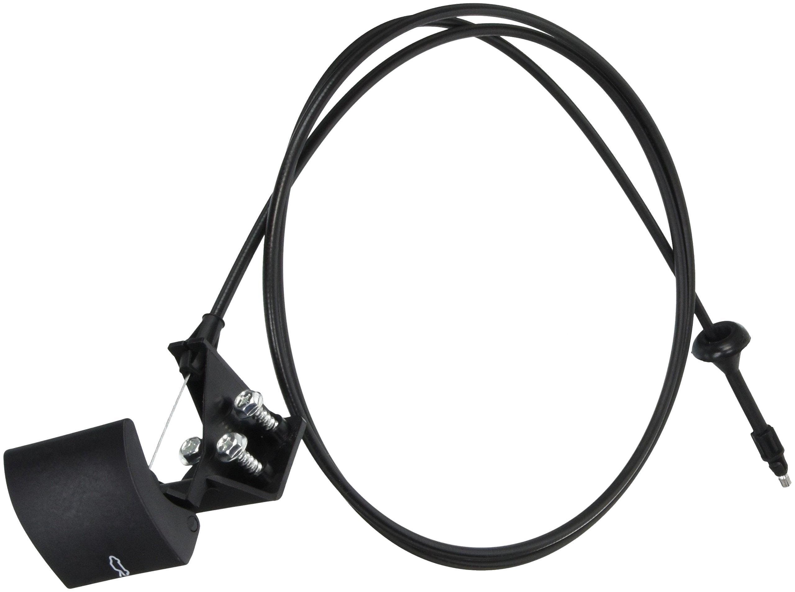 Hood Release Cable Crown Automotive Electrical, Lighting and Body, Black