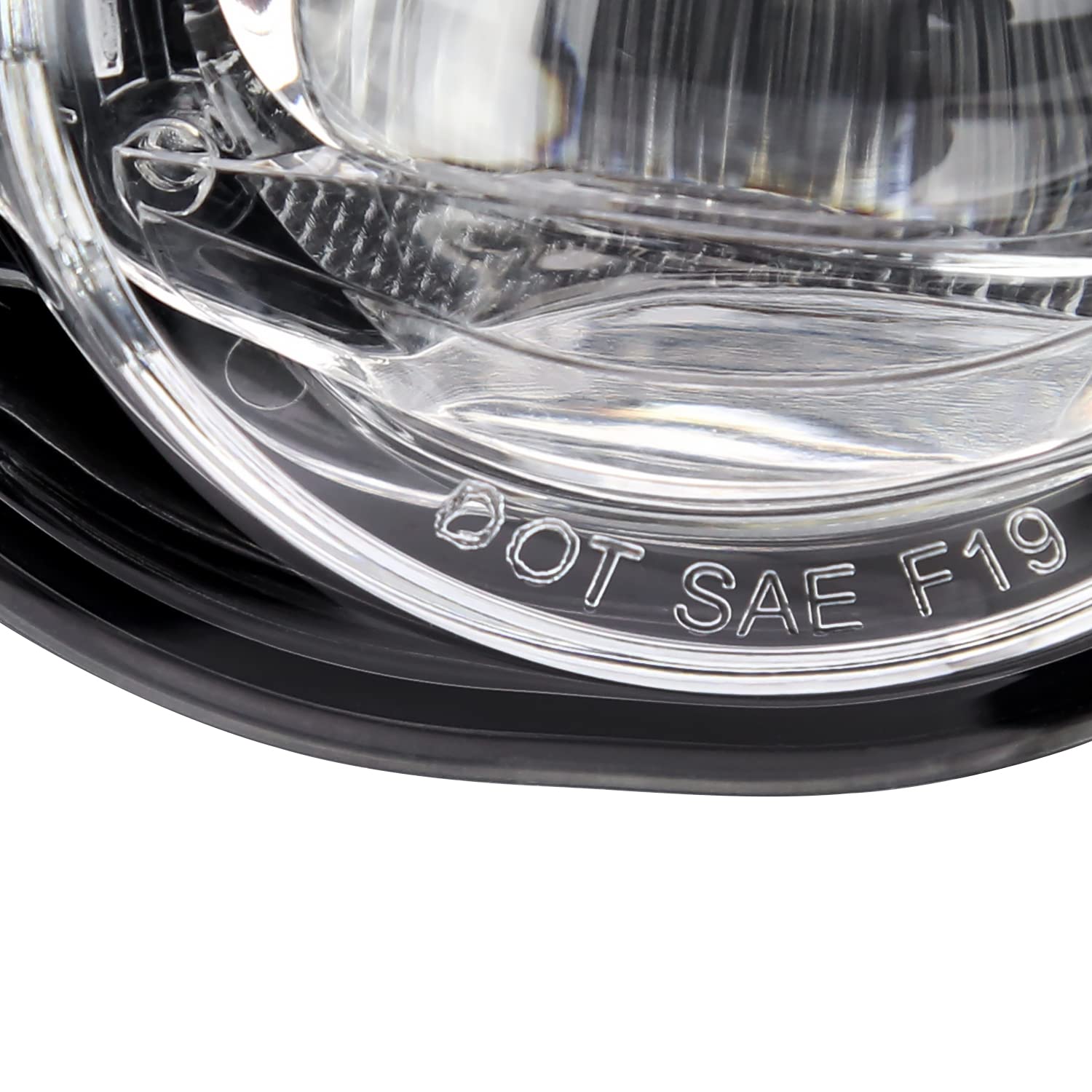 LED Fog Lamp Spec-D Tuning Clear Lens with OE Wiring and Switch Compatible with Toyota C-HR 2020-2022