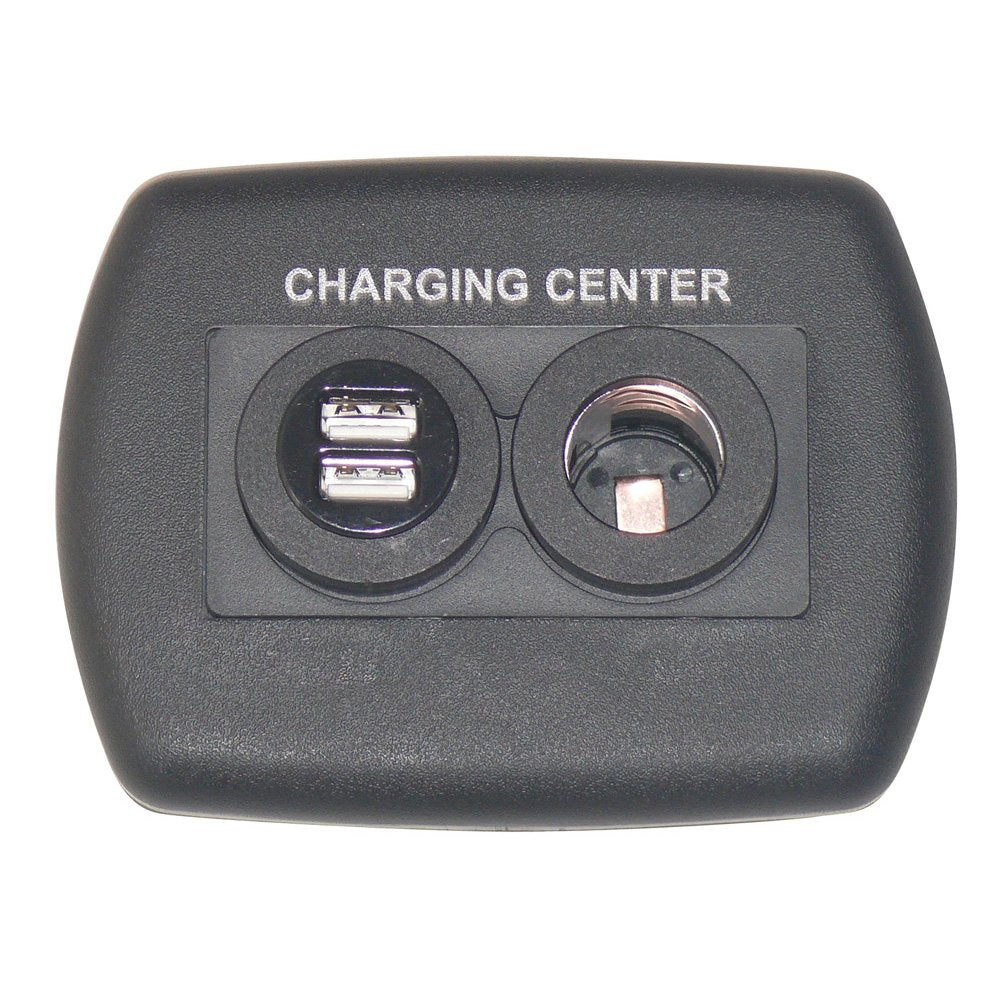 Diamond Group Eurostyle DG61023VP USB/12V Charging Center (Black)
