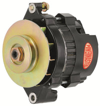 Alt GM CS121 5X5 Powermaster Black 100A 12V 1V Pulley Str MTG 6.14" Side BAT Post Fan & Baffle 1-Wire
