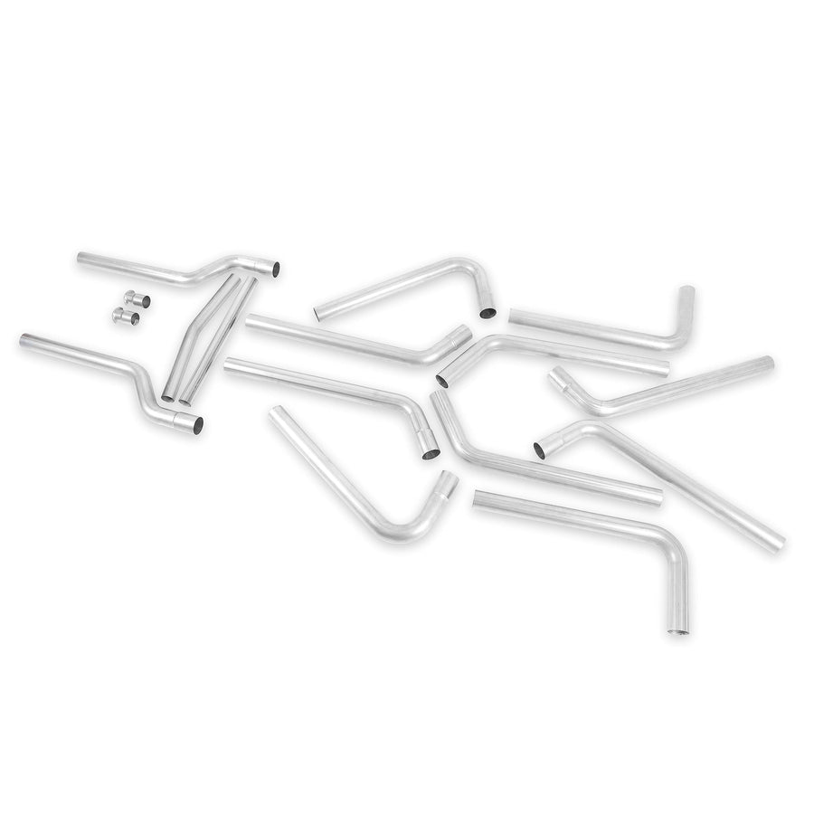 U-Fit Flowmaster 815937 Dual Exhaust Kit 3.00 In. 409S Gray