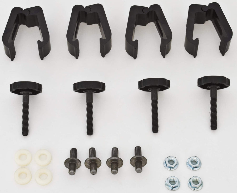 Kwick Kit Billet Alum. Clamps for 2 & 4 Door JK Jeeps | Lange Originals Hardtop Removal Hardware