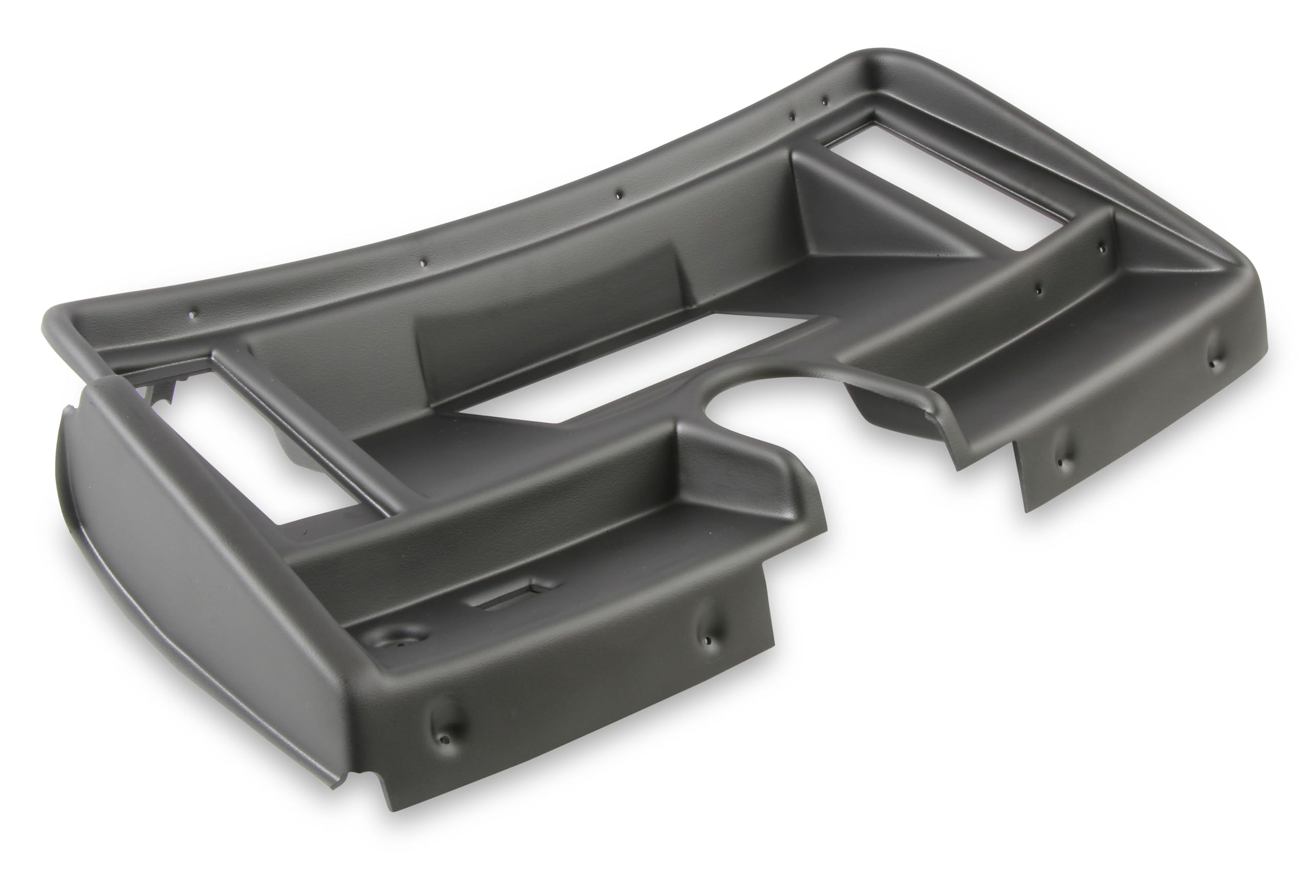 Dash Bezel Holley EFI 553-385 - with A/C Vent Opening - Black