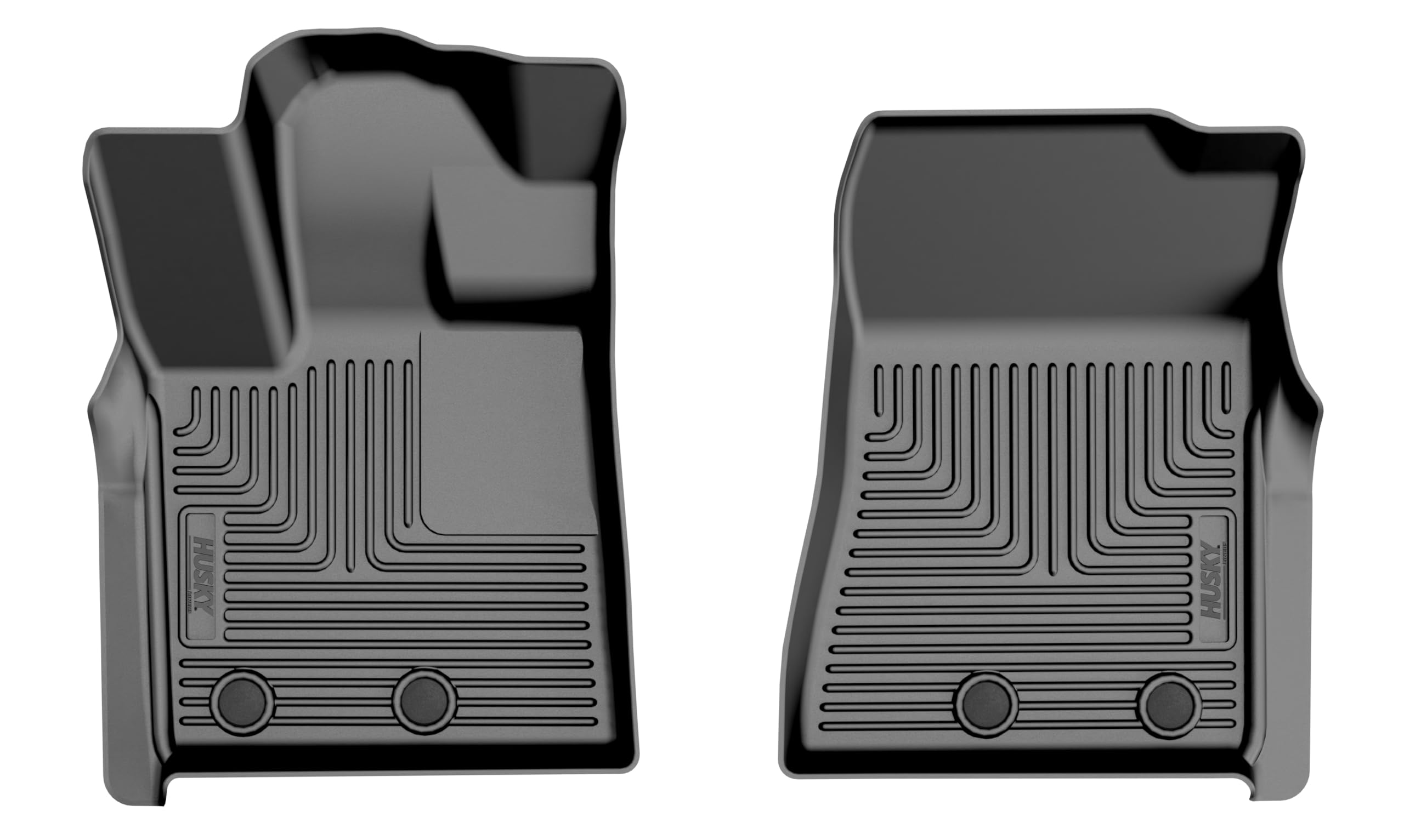 Husky Liners Floor Mats X-act Contour | Fits 2025 Infiniti QX80; 2025 Nissan Armada | Front Row, 1-pc Black - 77421