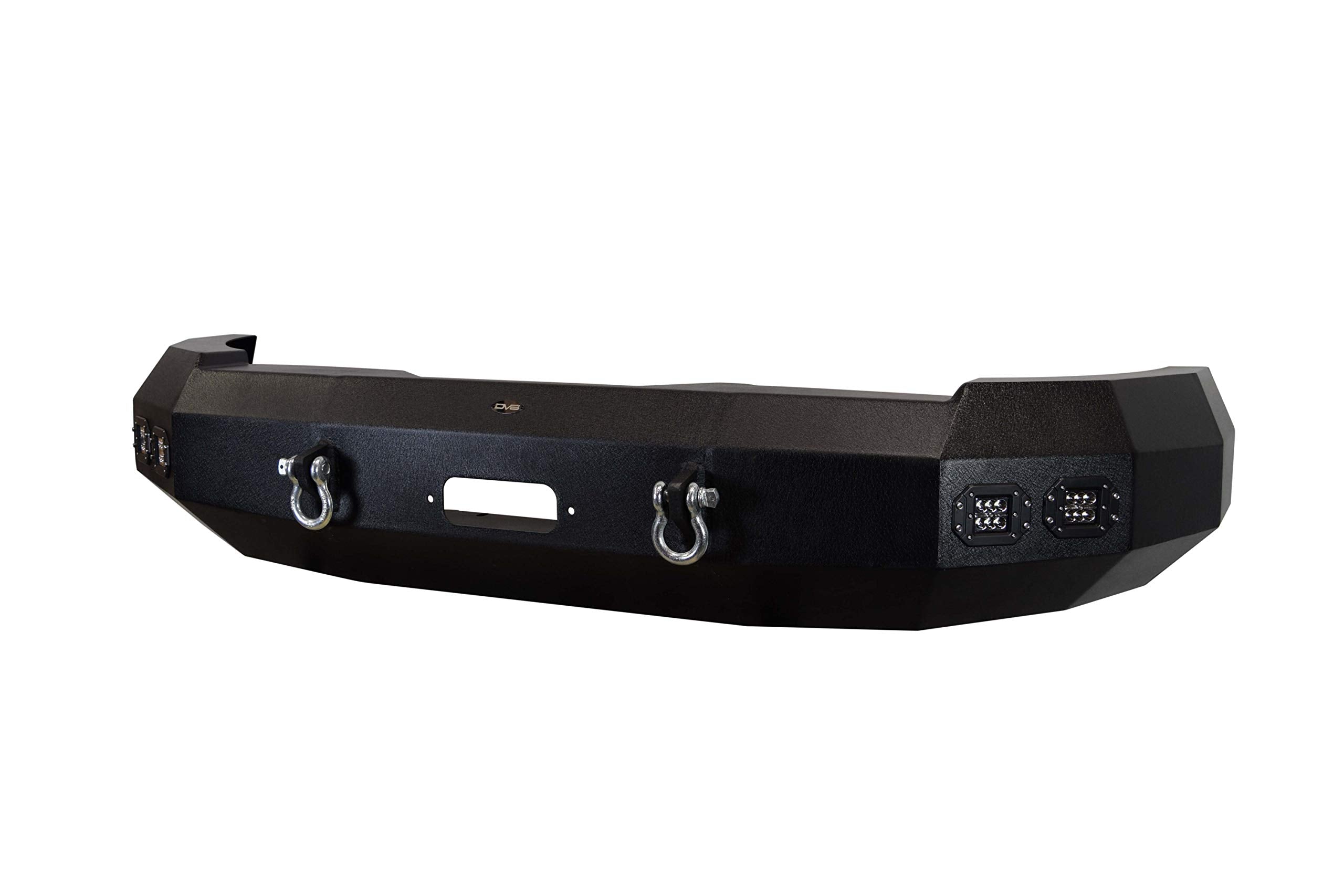 FBCS1-04 | DV8 Offroad | Front Bumper fits 2007-2013 Silverado 1500 | 3pc Modular Construction | Integrated Winch Mount | LED Lights Included