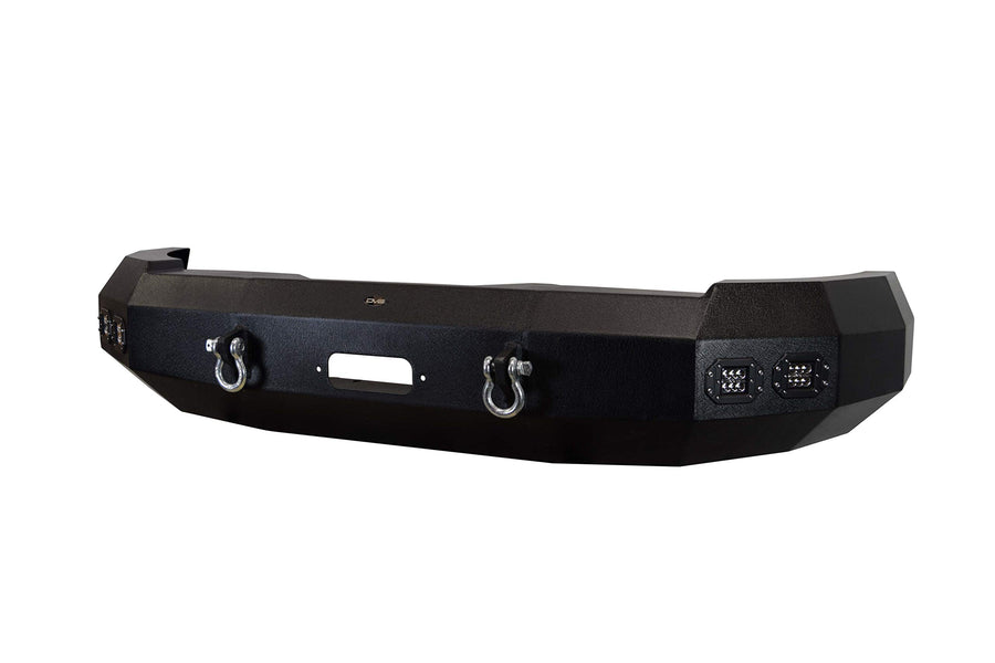 FBCS1-04 | DV8 Offroad | Front Bumper fits 2007-2013 Silverado 1500 | 3pc Modular Construction | Integrated Winch Mount | LED Lights Included
