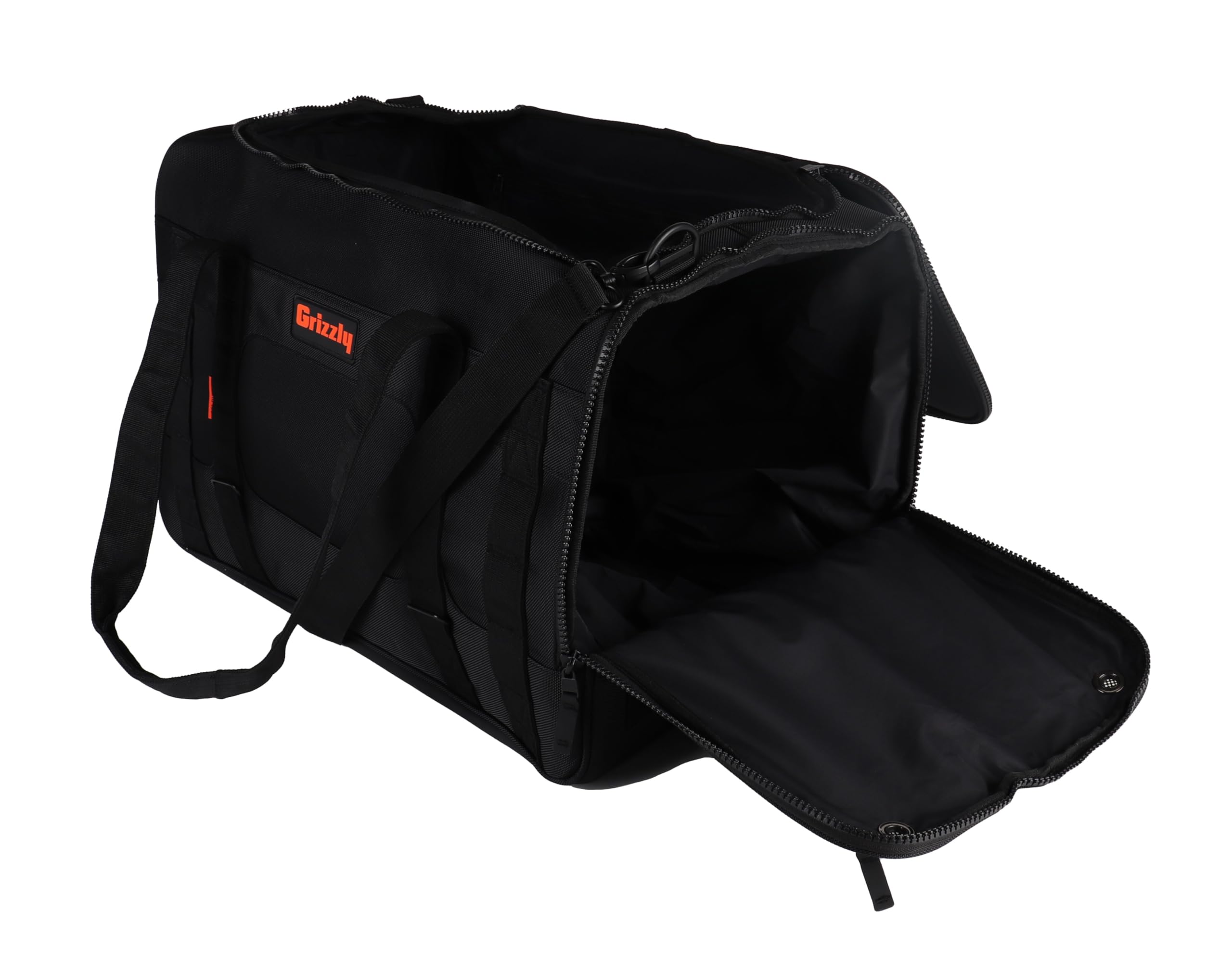 Duffle Grizzly 60 | Heavy-Duty Construction | Water Resistant Base | 60L Capacity | Large Storage Pocket | Blackout