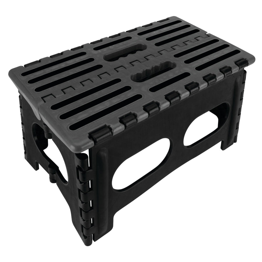 Heavy Duty Performance Tool W85041 Folding Step Stool with Non-Skid Platform, 15-inch Wide, 300 lb. Capacity, Easy to Store and Clean