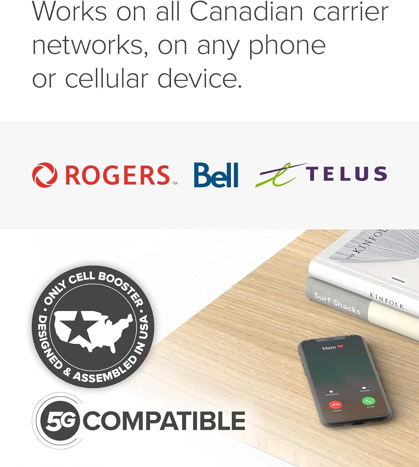 Cell Signal Booster Kit weBoost Home Studio (650166) | DIY Installation | All Canadian Carriers - Rogers, Bell, Telus & More | ISED Approved