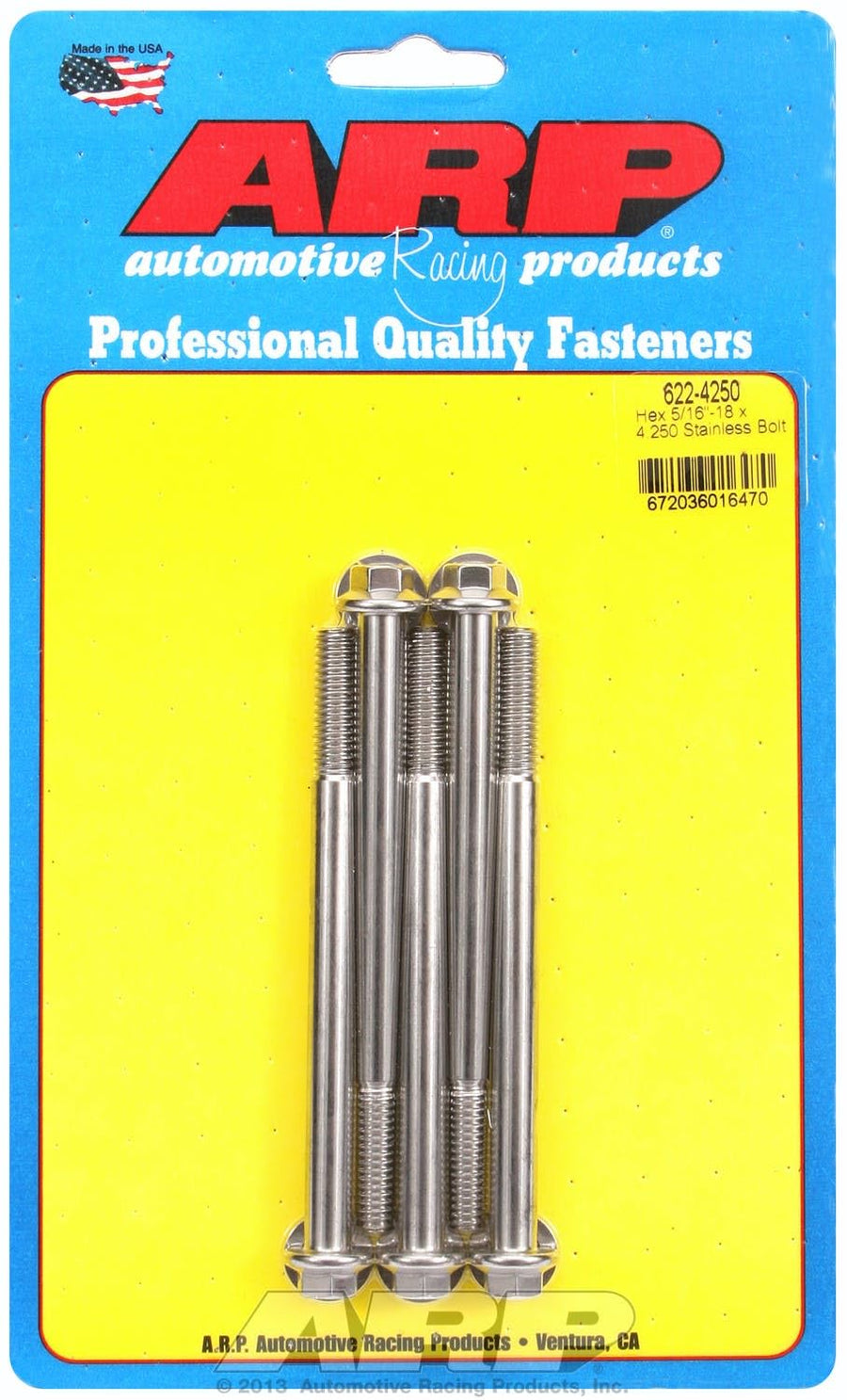 Hex Bolt ARP (622-4250), Stainless Steel