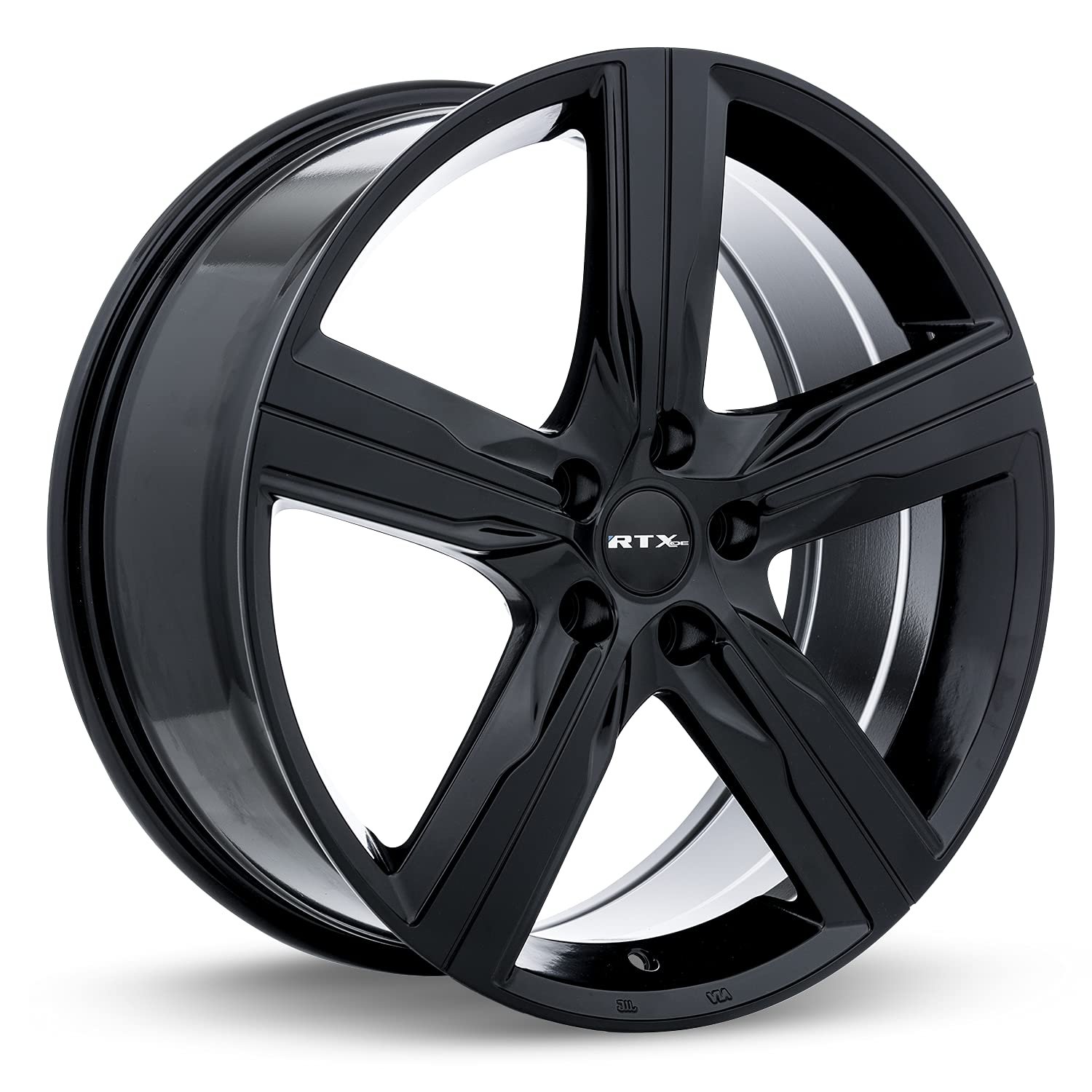 Custom RTX Wheel - 19x8, 38 Offset, 5x108 Bolt Pattern, 63.4mm Hub - Satin Black Rim