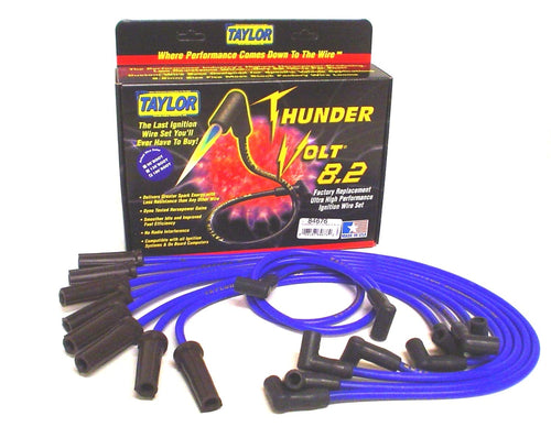 Thundervolt 8.2 Taylor Cable custom 8 cyl blue