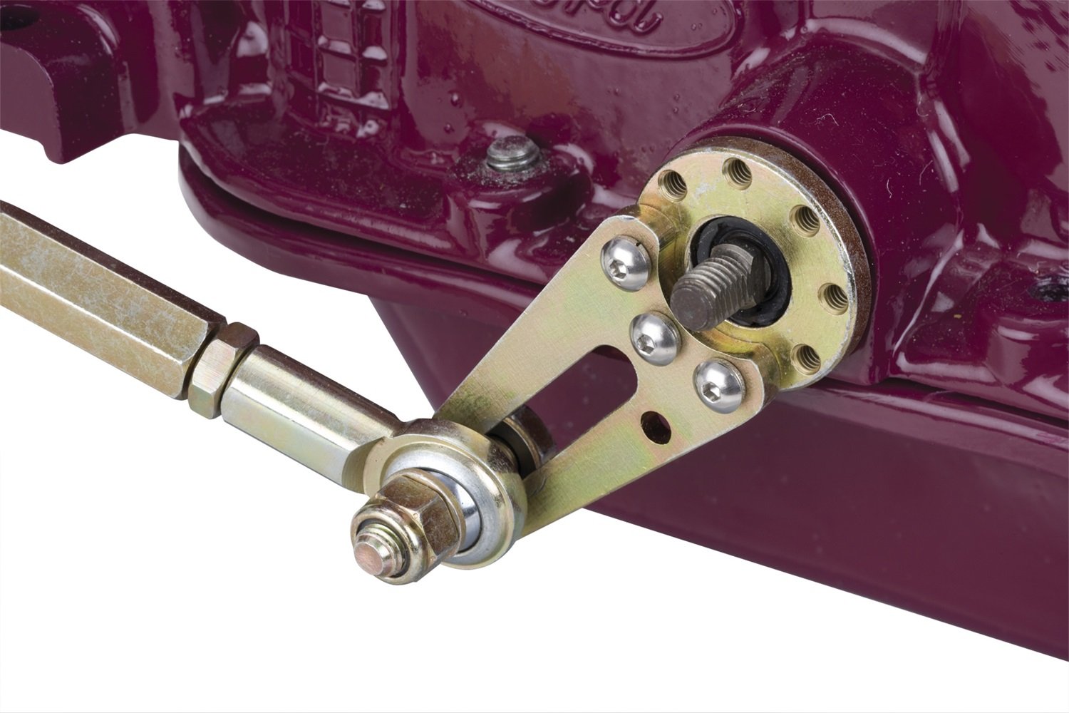 Lokar Adjustable ACA-1808 Column Shift Linkage with Selector Shaft and Flange/Arm for Ford 4R70W/AODE Transmission