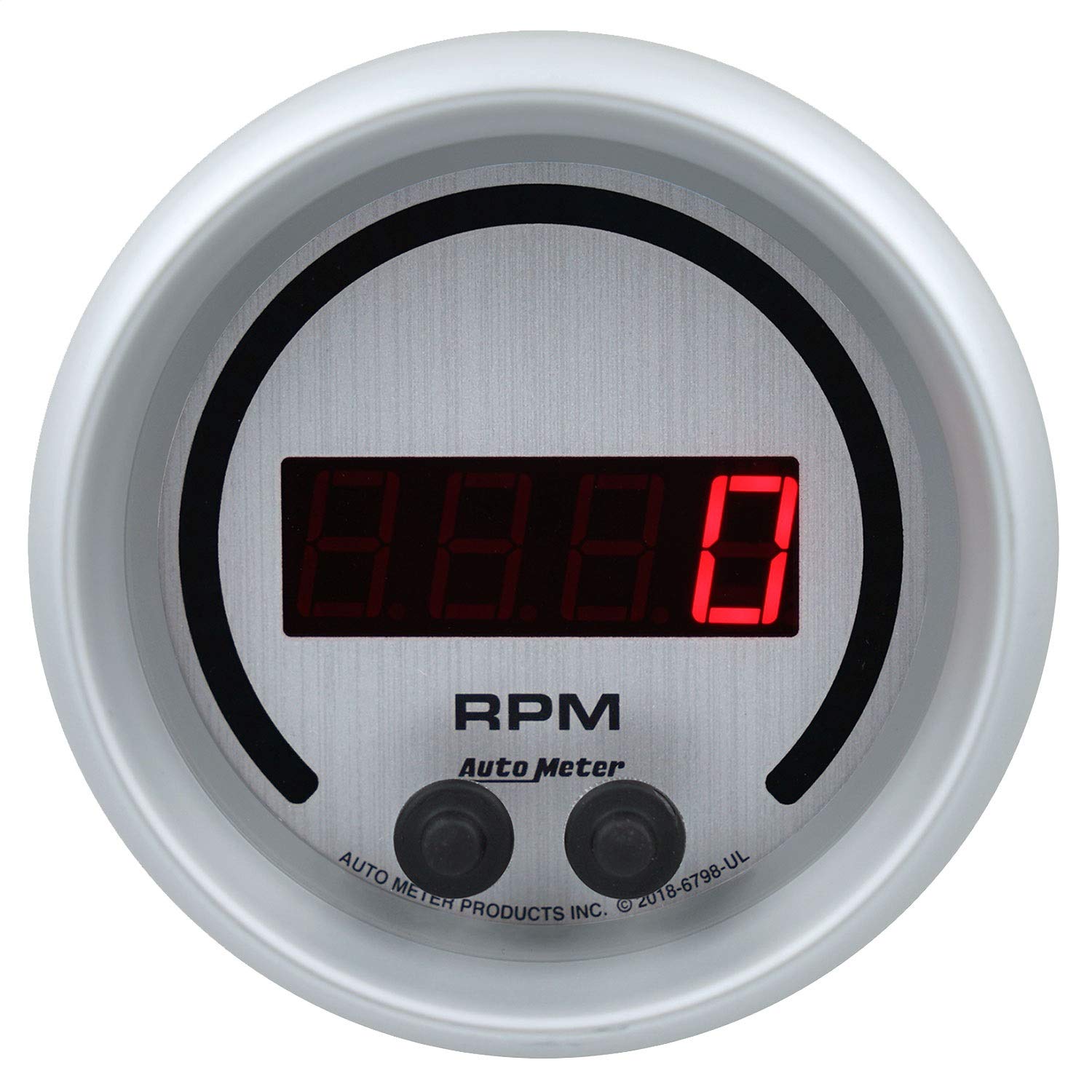 Tachometer AutoMeter 6798-UL Gauge, 3 3/8", 16K RPM, in-Dash, Ultra-Lite Elite Digital