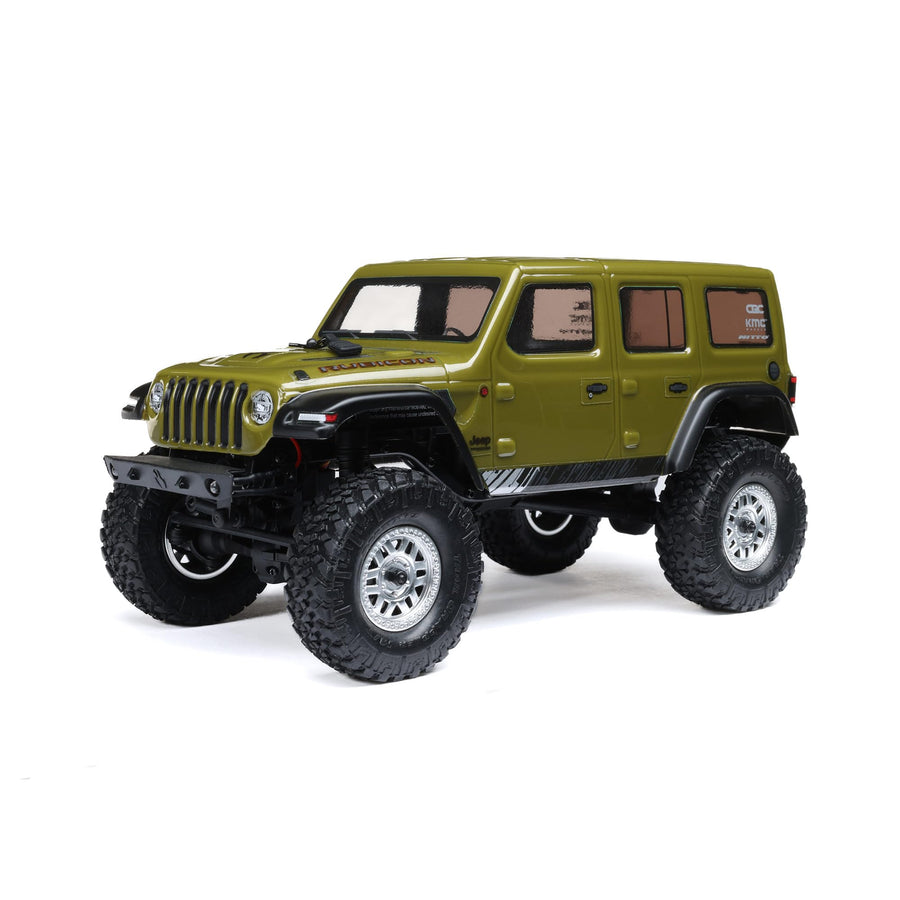 Axial RC Truck SCX24 2019 Jeep Wrangler JLU CRC, 1/24 Green: 4WD RTR (Battery and Charger Included), AXI00002V3T4
