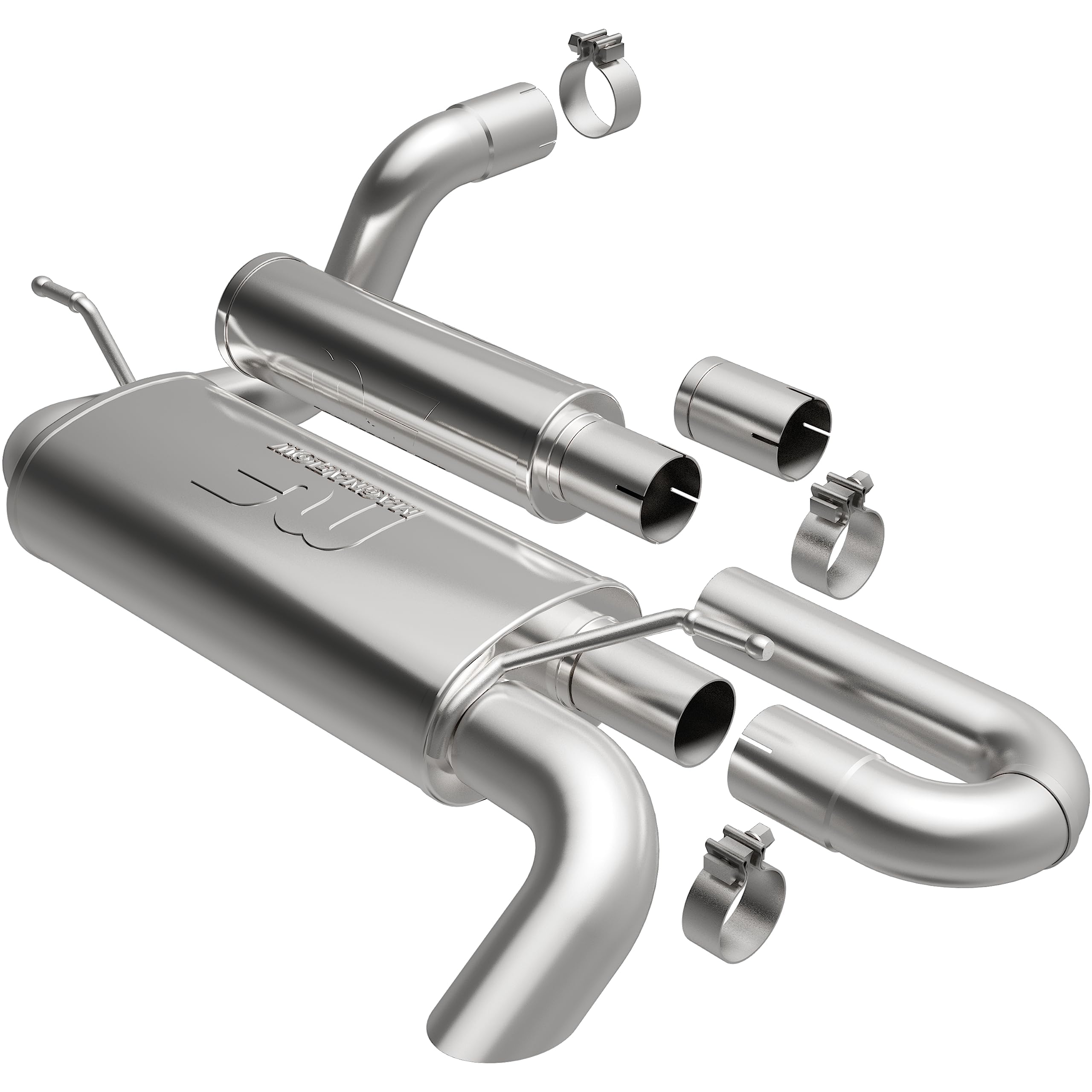 MagnaFlow Exhaust System Performance 19620: Axle-Back, Overland Series, For 2018-2025 Jeep Wrangler, Single Straight Passenger Side Rear Exit