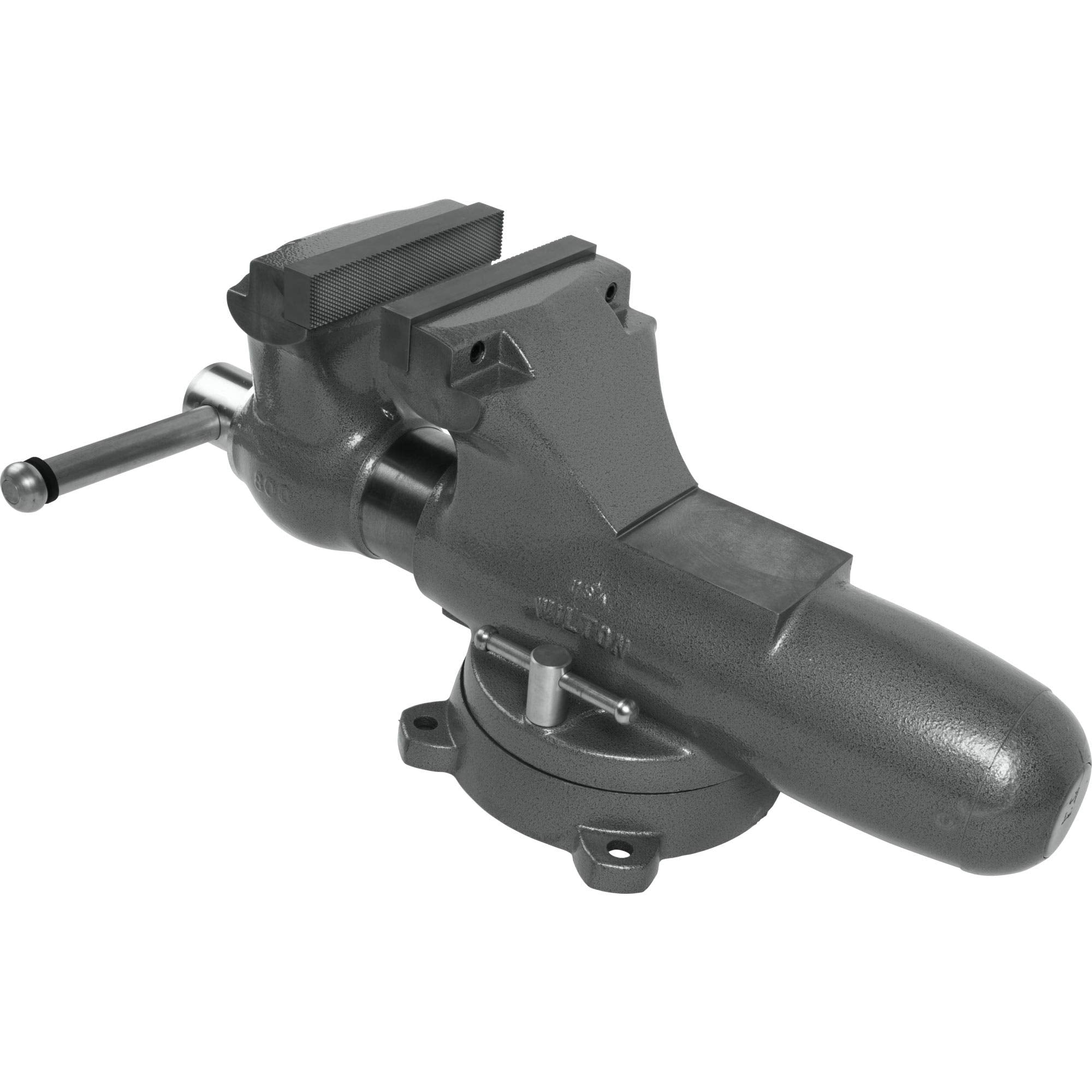 Wilton 8" Jaw Width Machinist Bench Vise, 12" Jaw Opening, 5-13/16" Throat (Model 800S)