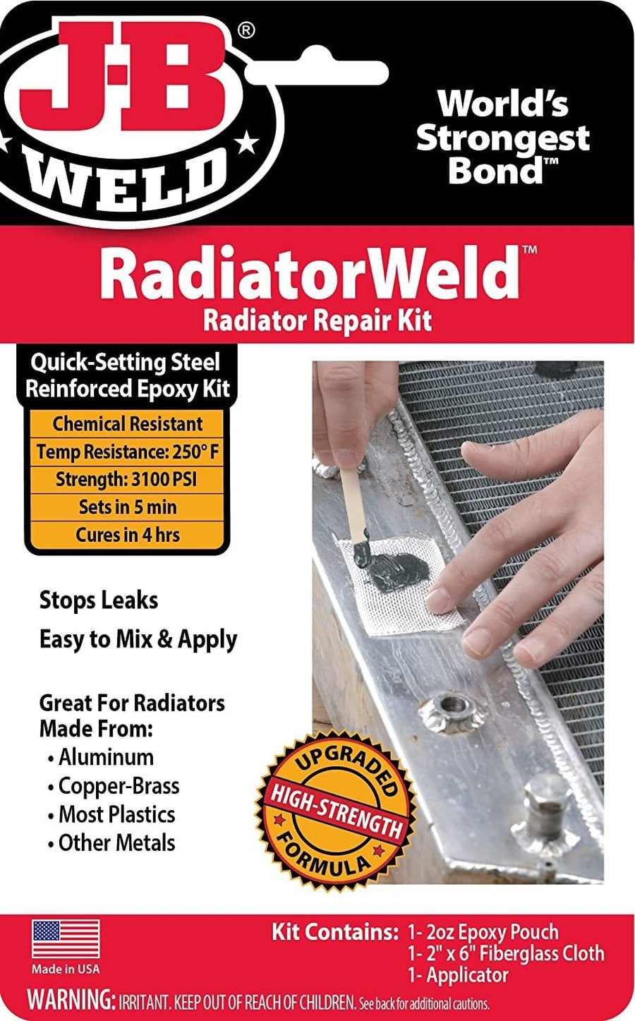 Radiator Repair Kit J-B Weld 2120