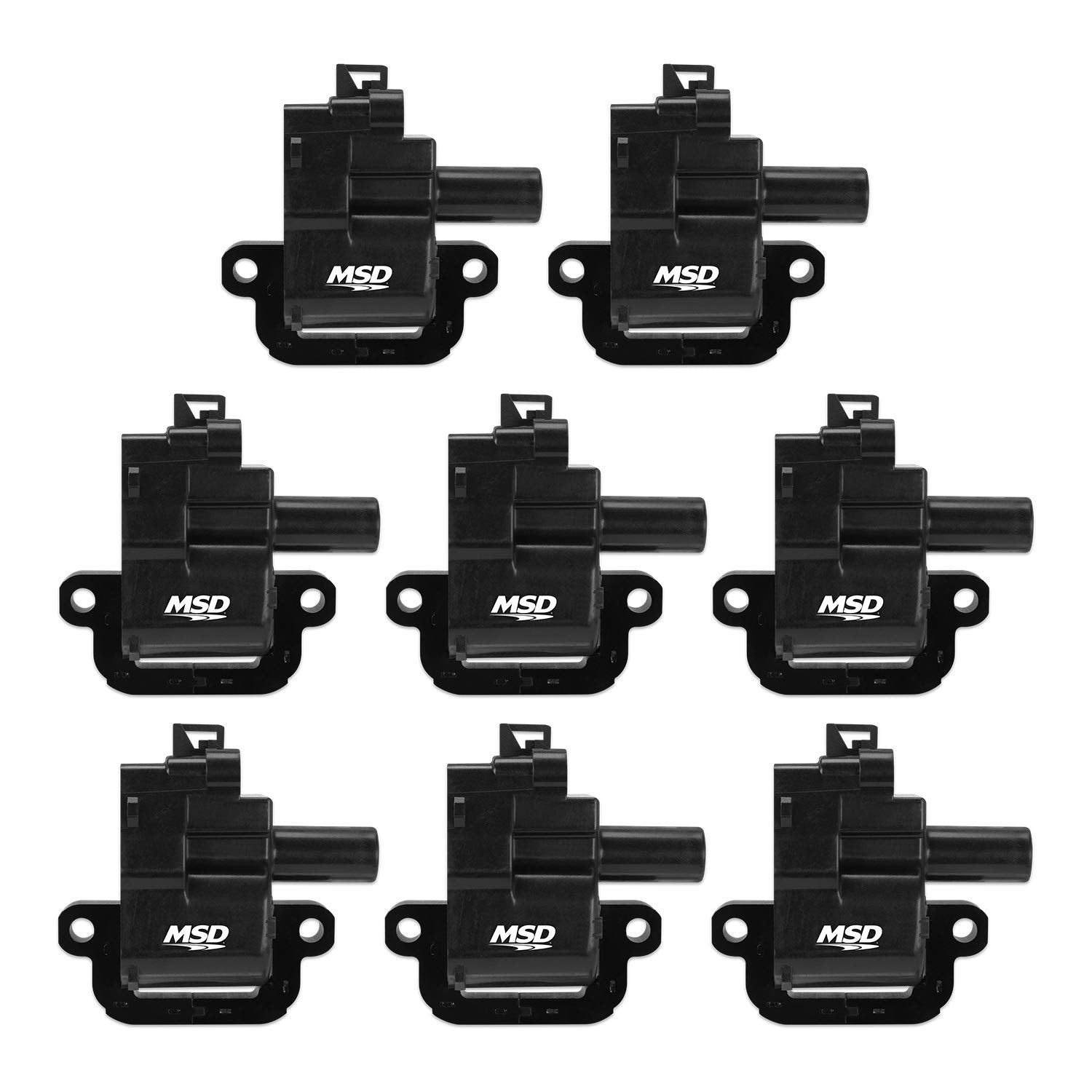 Blaster Series MSD 826283 Ignition Coils, Black, 8-Pack