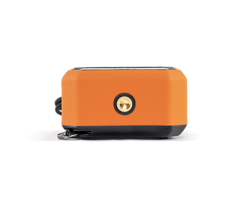 EcoPebble Lite ECOXGEAR GDI-EXPLT500 Waterproof Floating Portable Bluetooth Wireless 5-Watt Mini Smart Speaker (Orange)