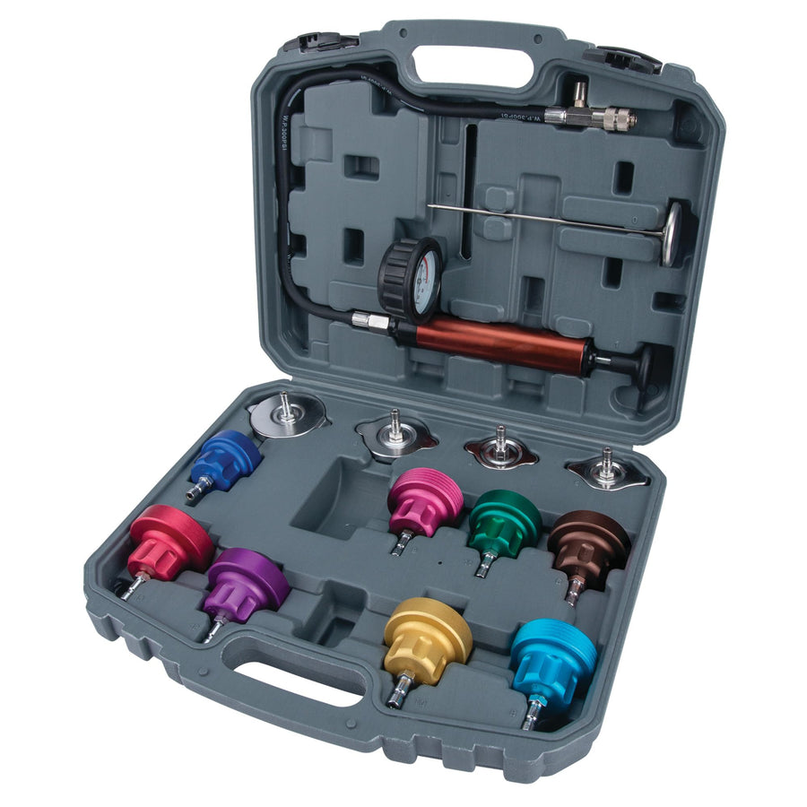 JEGS Performance Tool W89733 Cooling System Pressure Tester Includes
