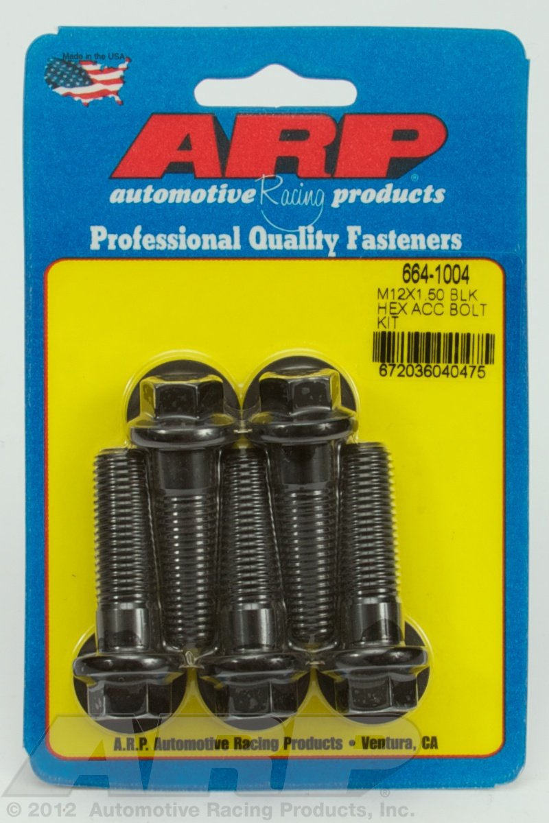 Hex ARP (664-1004) Oxide Bolt, Black