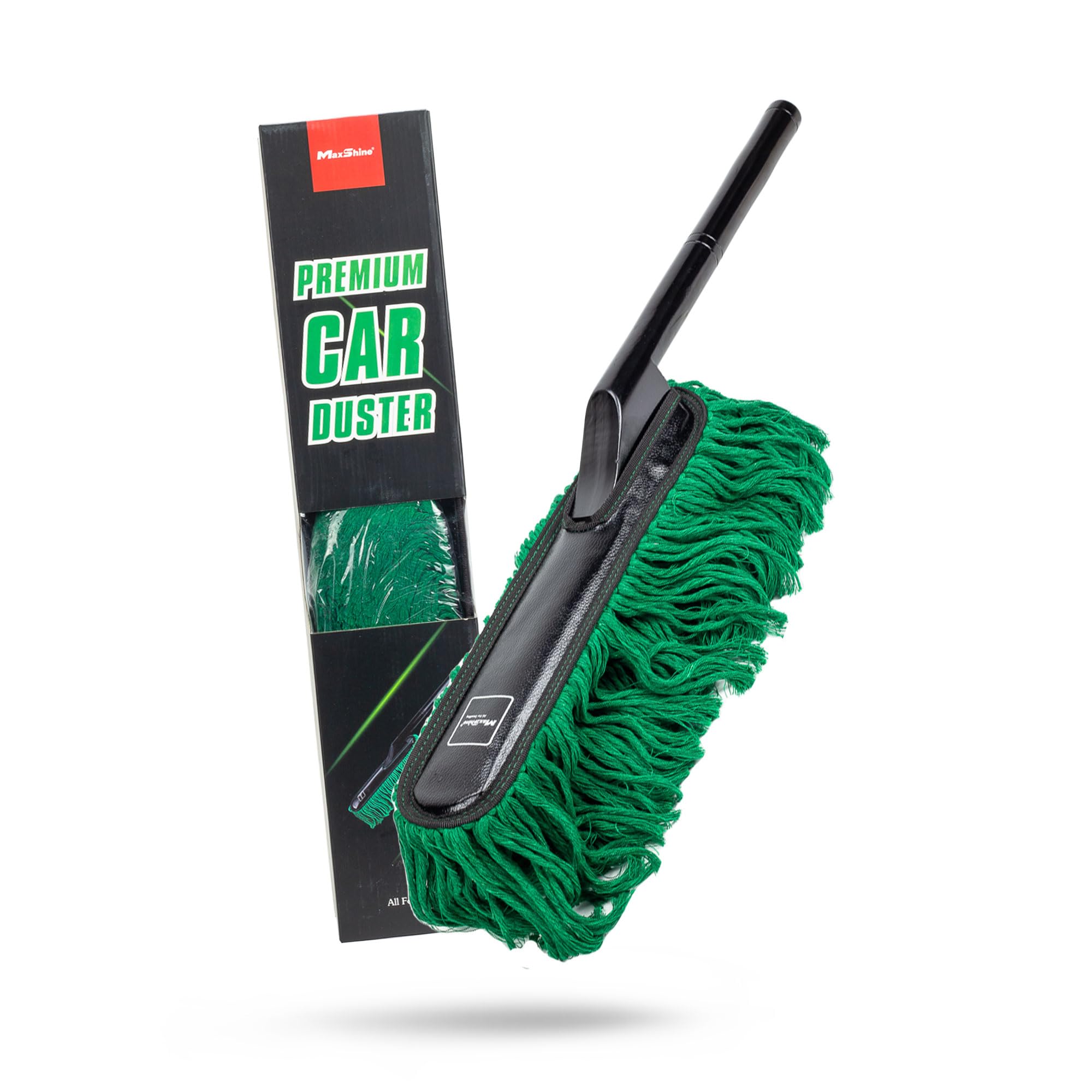 Maxshine Premium Universal Cotton Car Duster – Exterior Auto Dusting Tool – Safe for All Surfaces – Gently Removes Dust, Dirt & Debris – Reusable Detailing Brush for Cars, Trucks & SUVs