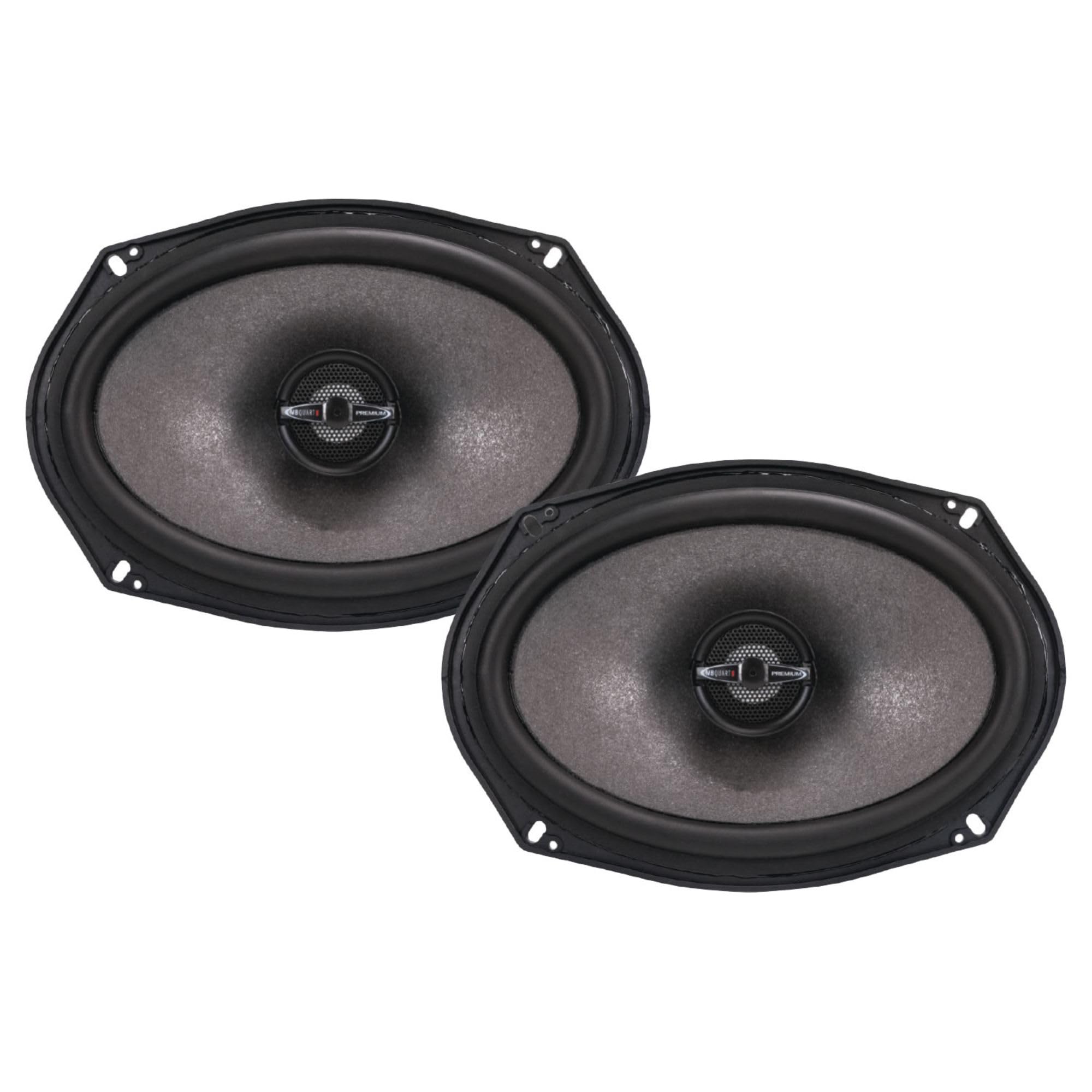 6x9" MB Quart Tuned Rear Coaxial Speakers Upgrade for Jeep Wrangler/Gladiator, with Magnesium Dome Tweeter with Detachable Phase Lens, 220W Peak Power