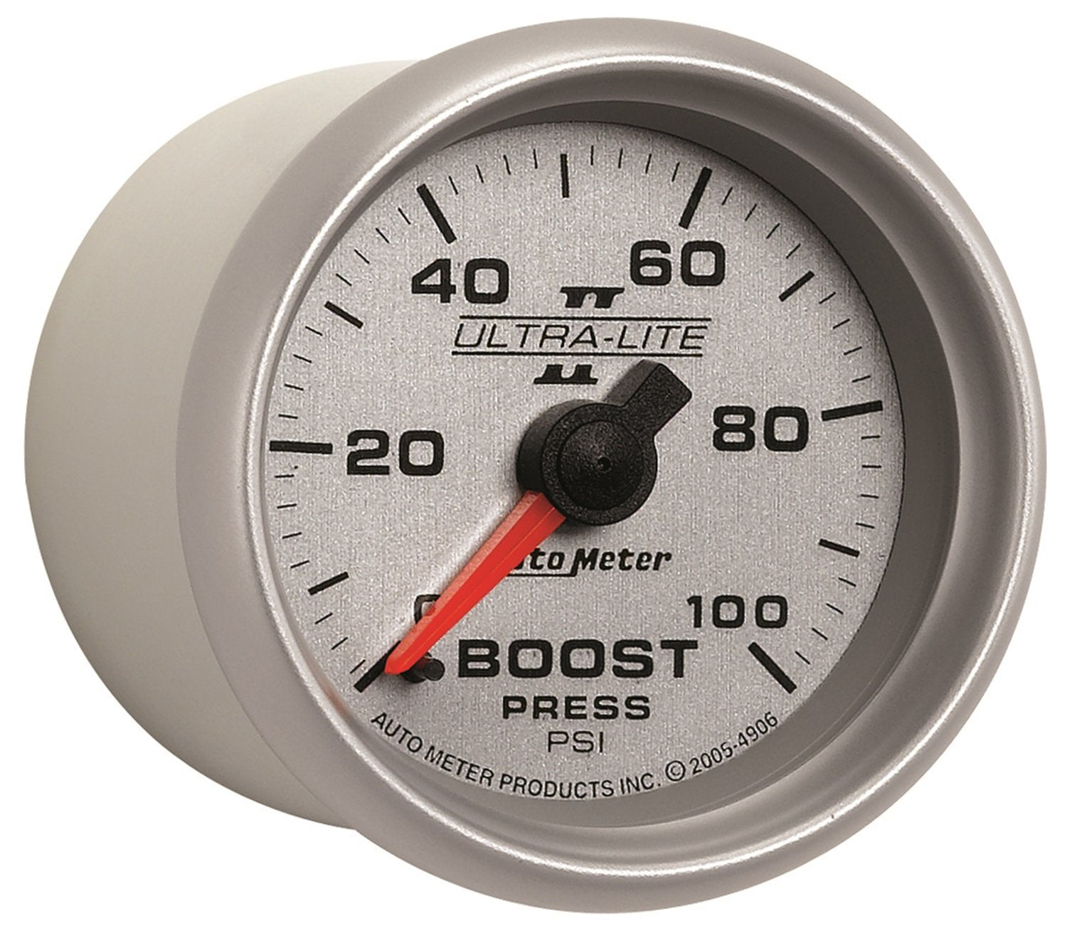 Auto Meter 2-1/16" Ultra-Lite II 0-100 PSI Mechanical Boost Gauge