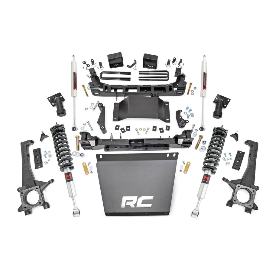 6” Rough Country Lift Kit w/ M1 Struts & M1 Rear Shocks for Toyota Tacoma (2005–2015) - Tuned Suspension Upgrade for On-Road Comfort & Off-Road Control
