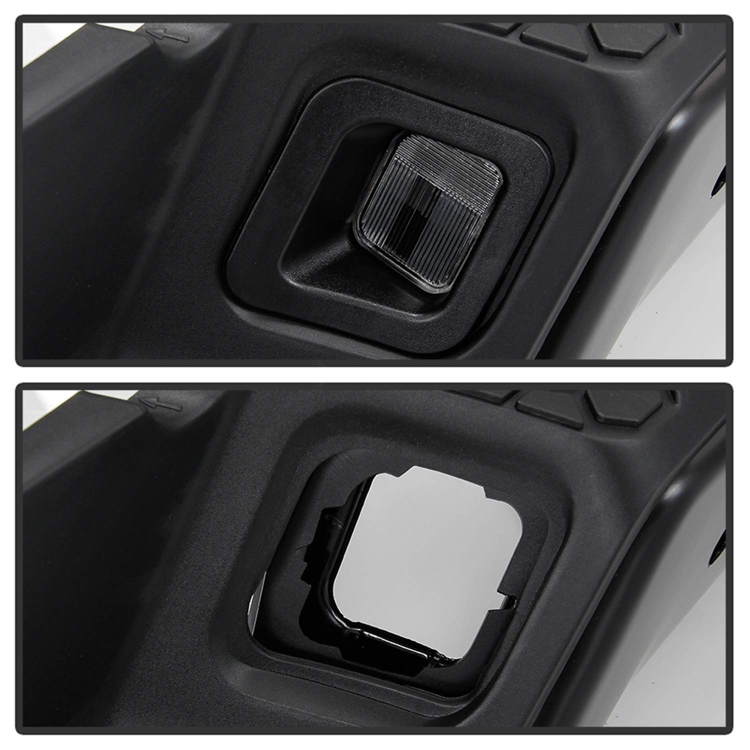 OEM Style Xtune Steel Rear Bumper (RB-DR09-SET-DEWS-BK)