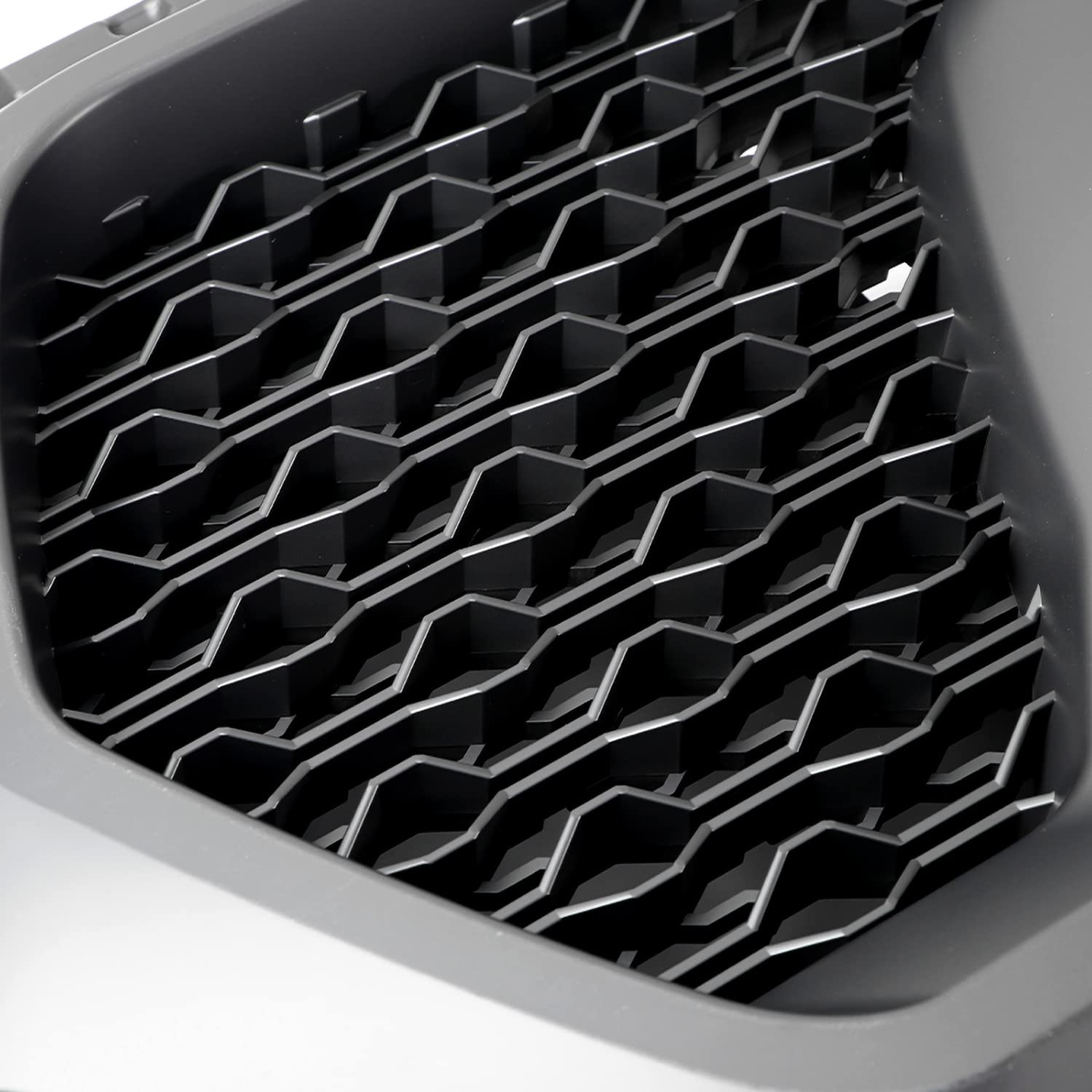 Matte Black Mesh Hood Front Grille Spec-D Tuning Compatible with 2019-2024 Ram 1500