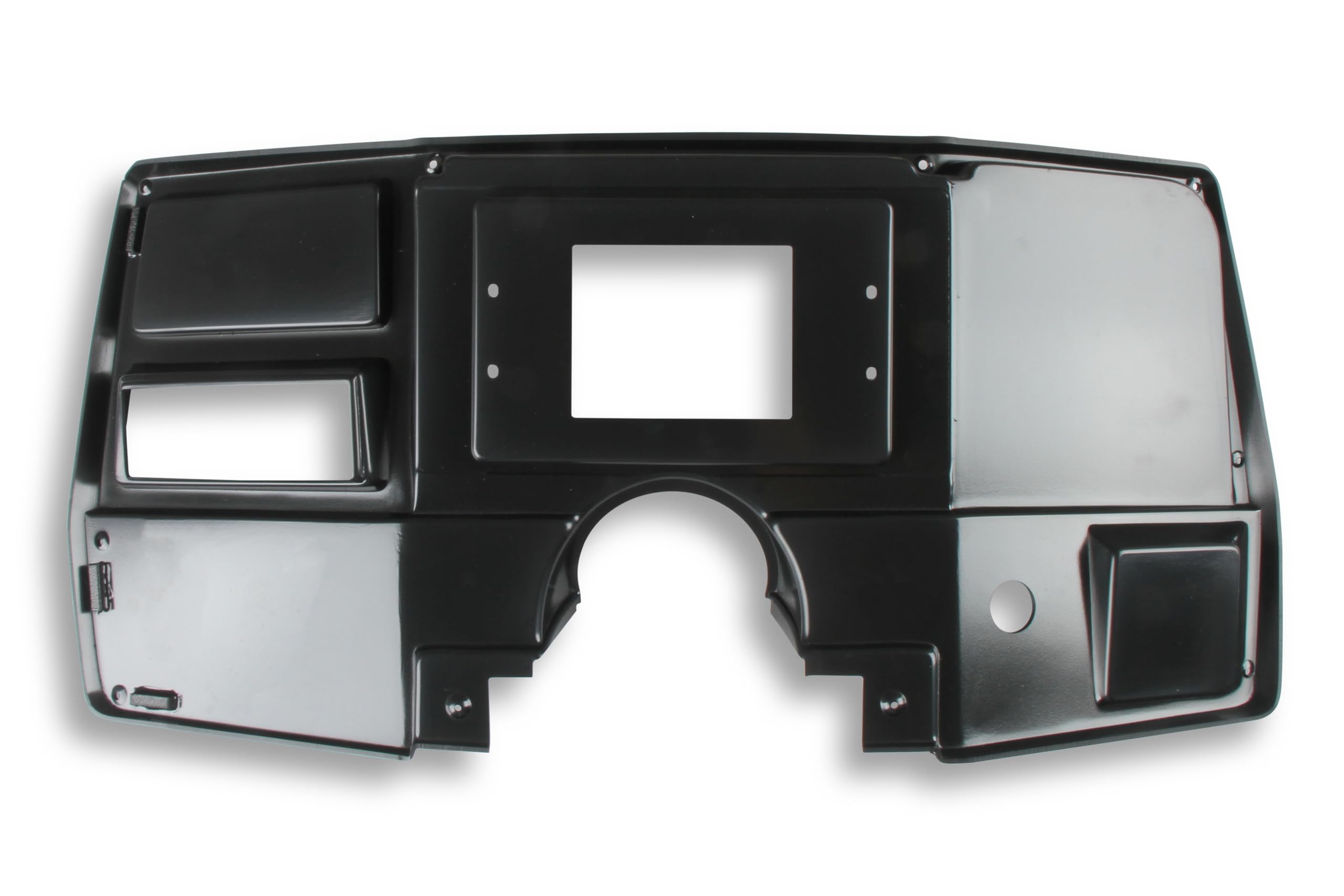 Dash Bezel Holley EFI 553-314 - No A/C Vents- Black
