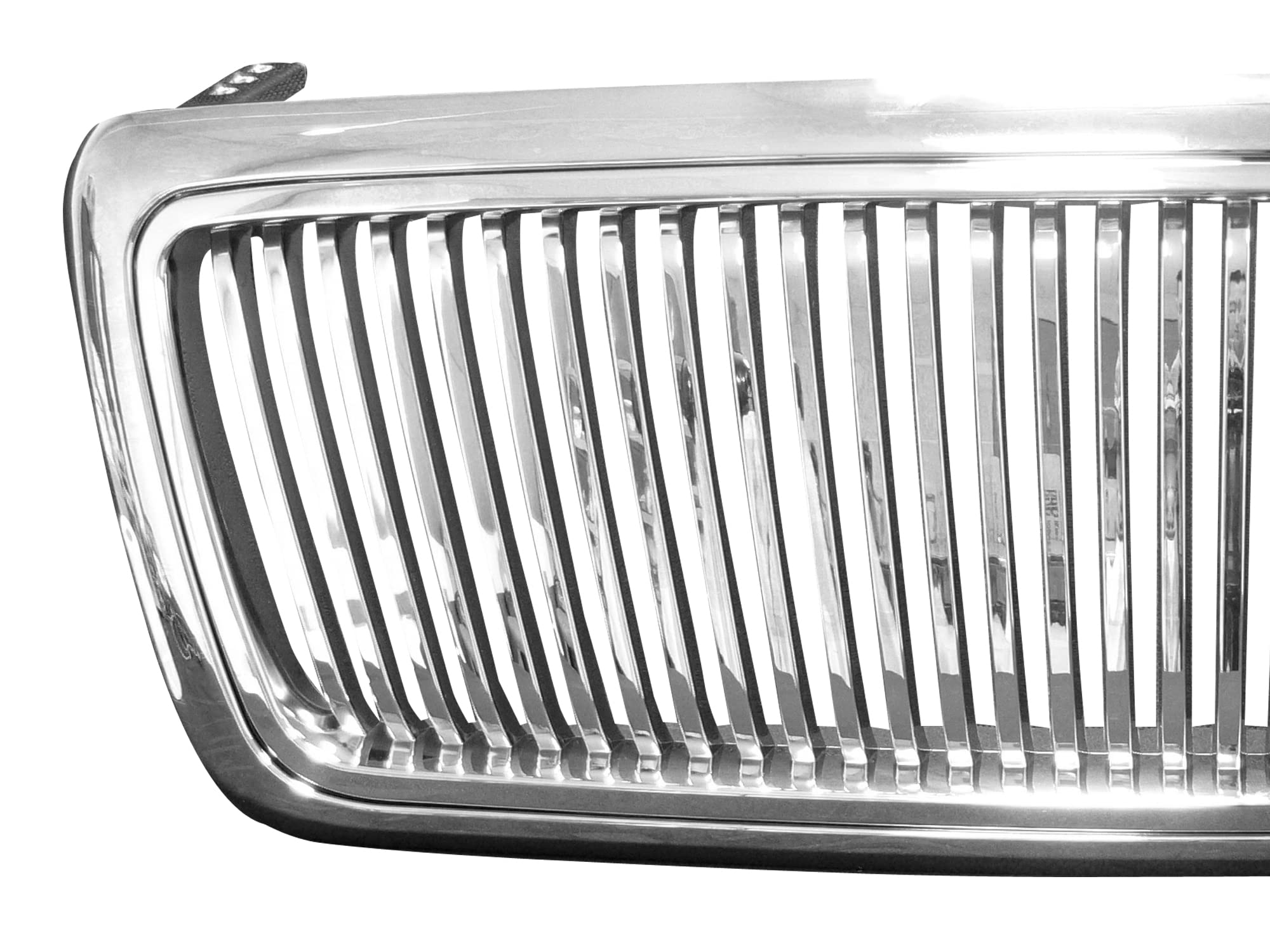 7148192 Armordillo USA Vertical Front Hood Grille - Polished Fits 2004-2008 Ford F150 F-150/2006-2008 Lincoln Mark LT