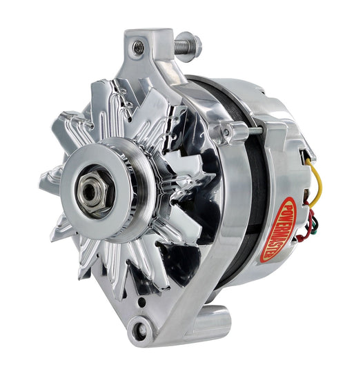 Alternator Powermaster 270781 Polish (1G 75A 1V Pulley 1 Wire)