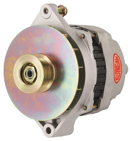 Alt GM CS144 Powermaster Natural 200A 6 grv Pulley/Baffle Str MTG Threaded MTG Ear Vette, Grd Nat'l, F-Bird, 1-Wire or OE