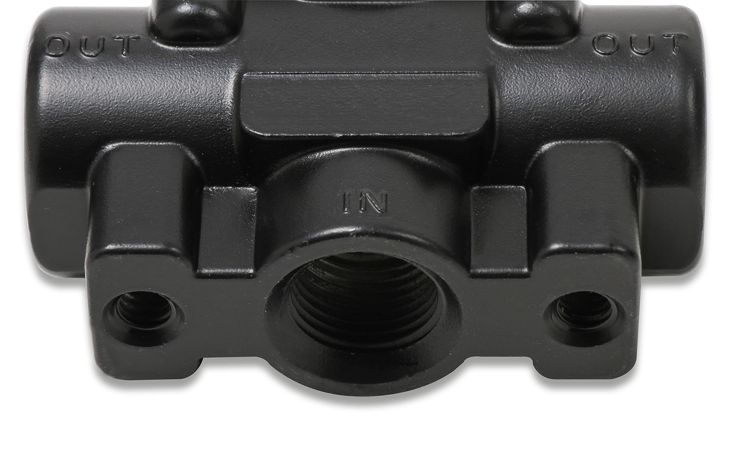 Adjustable Earls Fuel Pressure Regulator - Carbureted - Black - 1-4 PSI