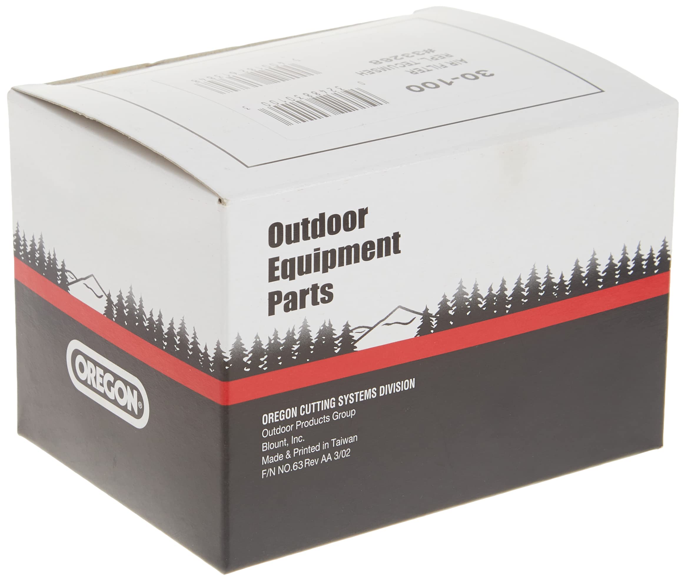 Oregon Paper Air Filter 30-100 Tecumseh Part 33268