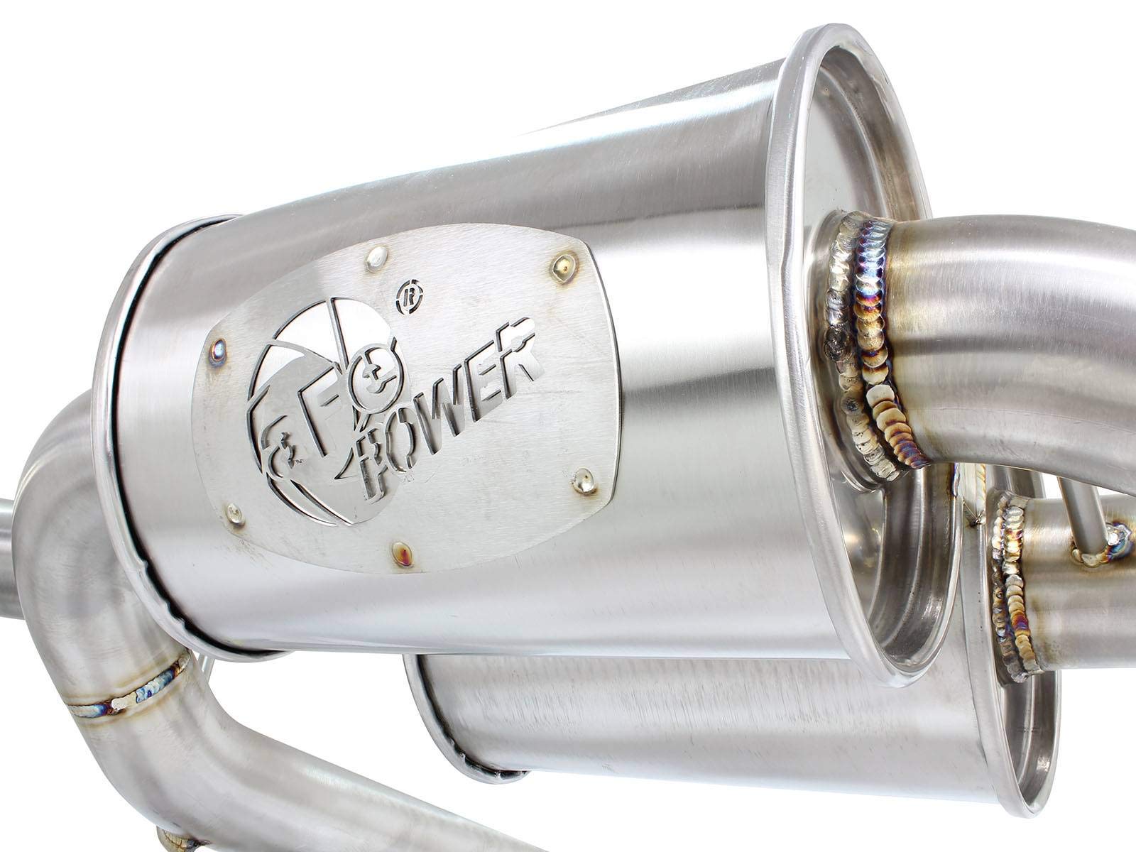 MACH Force-Xp aFe Power 2.5" 304 Stainless Steel Axle-Back Exhaust System with Polished Tips