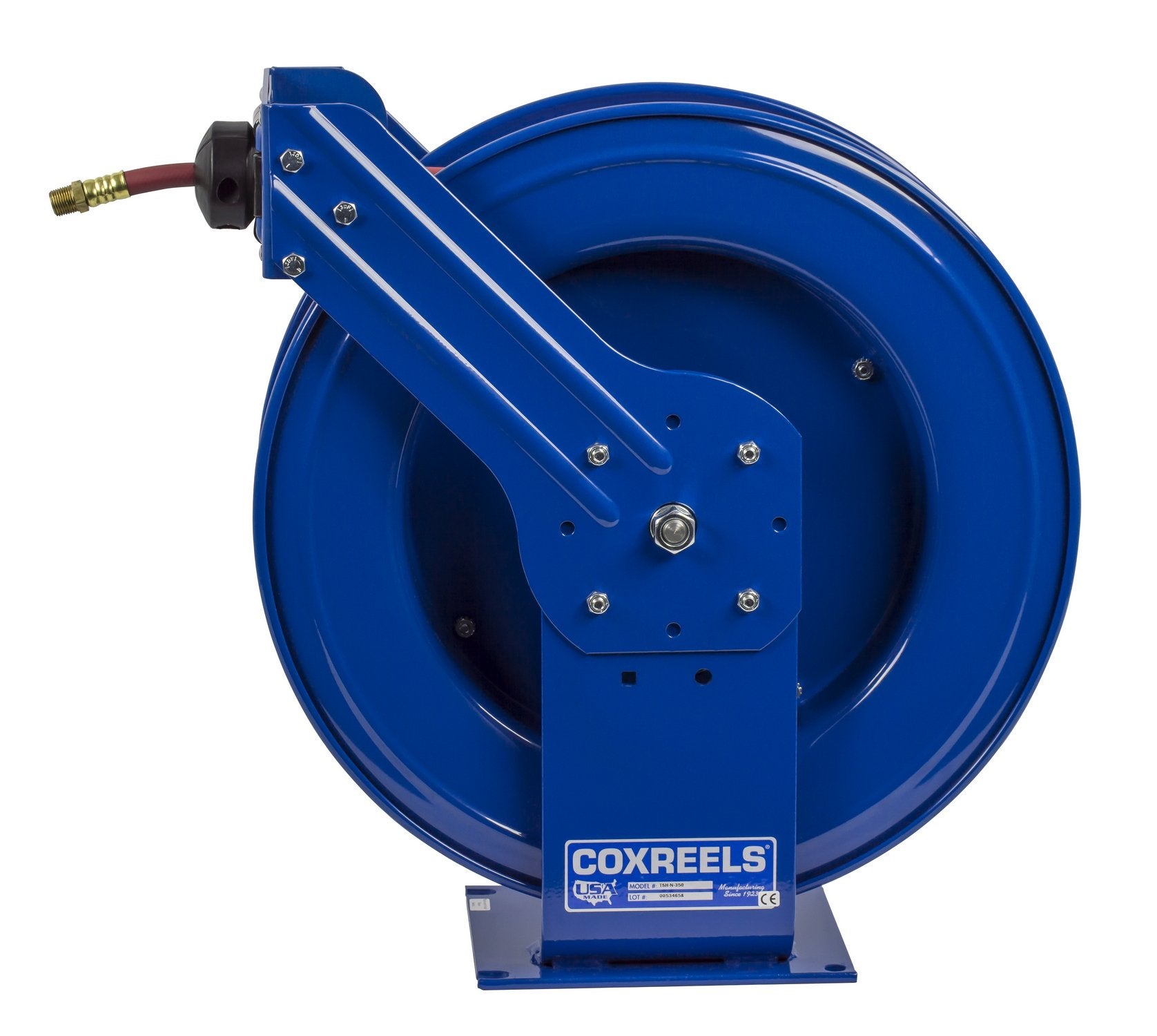 Coxreels Maximum-Duty Truck Series Air Hose Reel, Model# TSH-N-550, 3/4" Hose ID, 50' Length