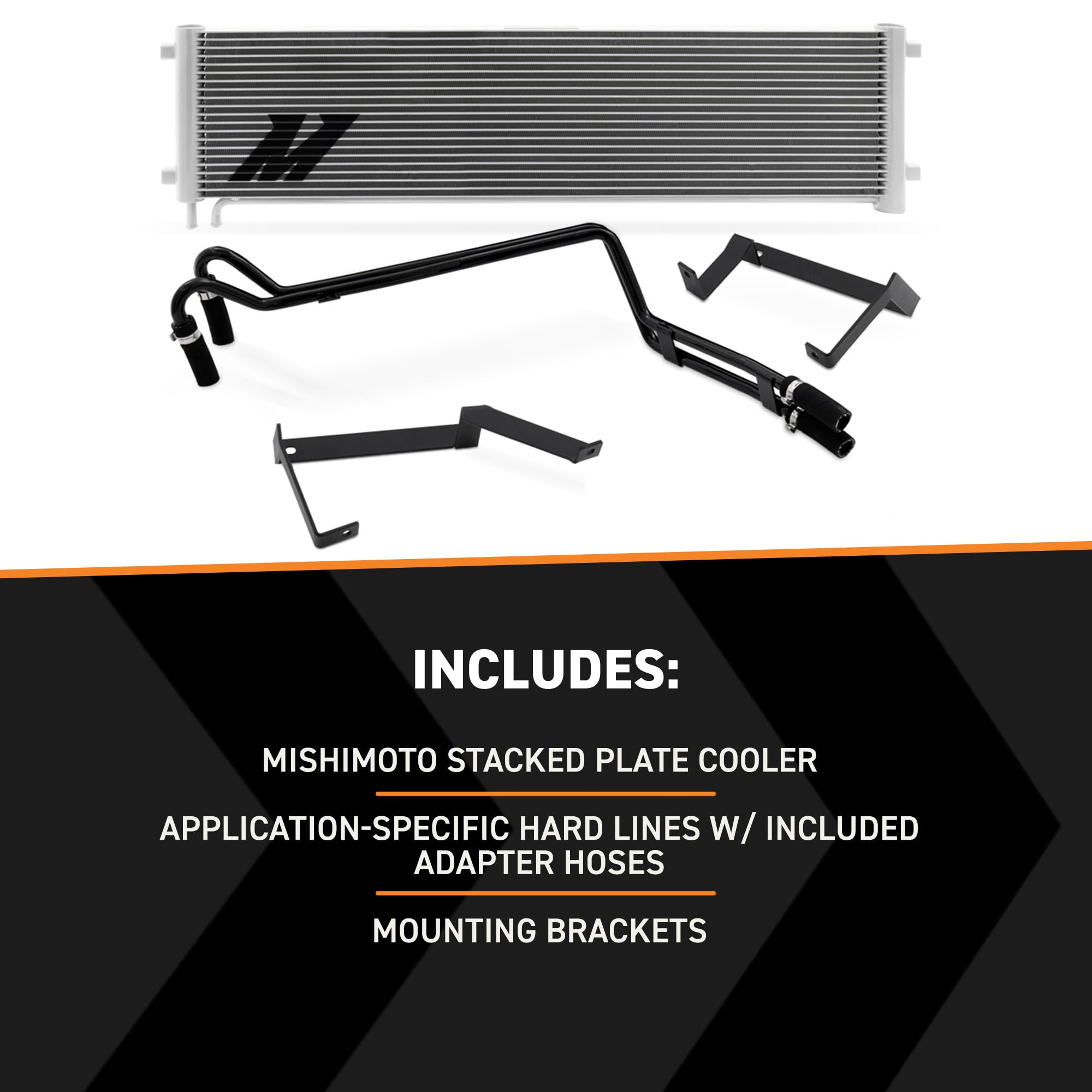 Mishimoto Transmission Cooler MMTC-F2D-11SL, Compatible with Ford Powerstroke 6.7L, 2011-2016