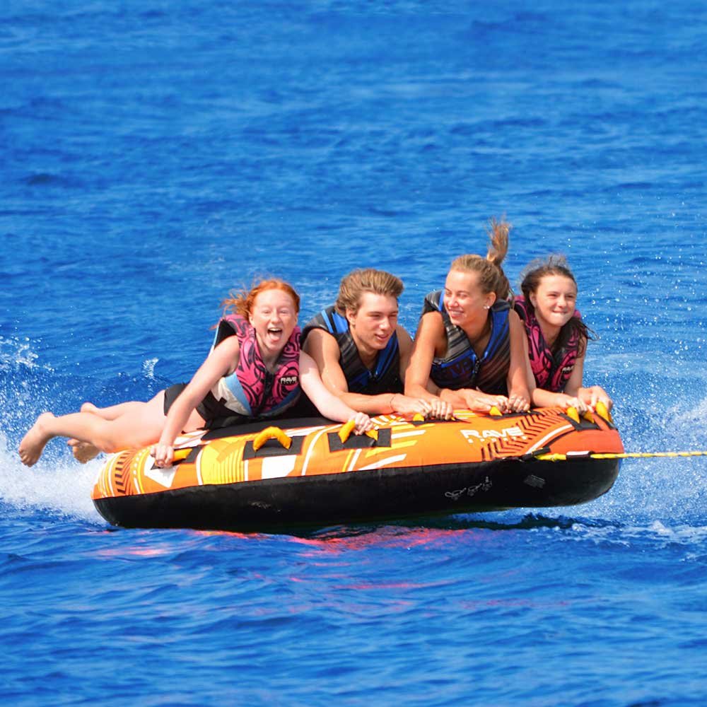 Mass Frantic RAVE Sports 4 Person Towable Tube 2.0 Edition