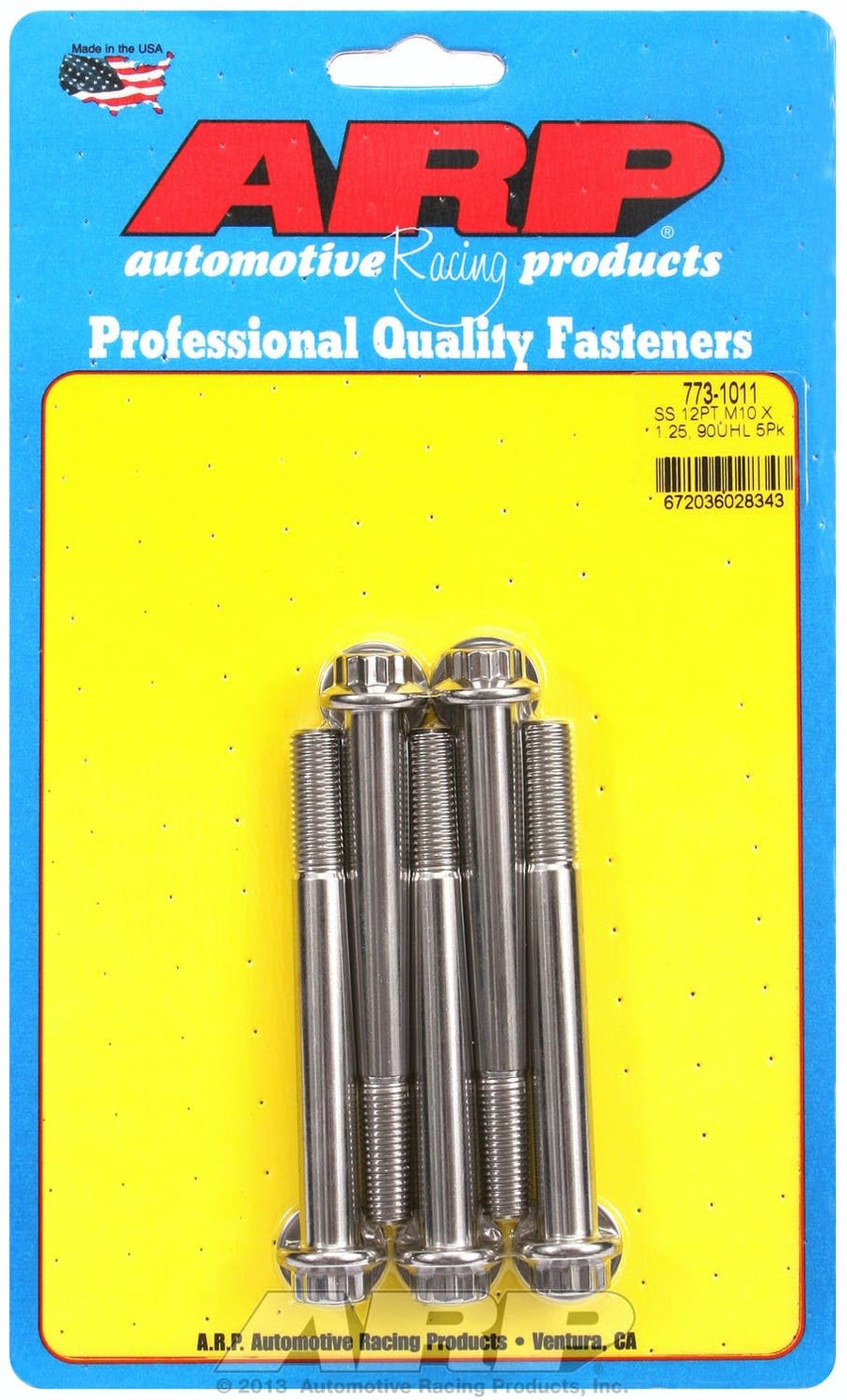 Bolt, Stainless Steel ARP (773-1011)