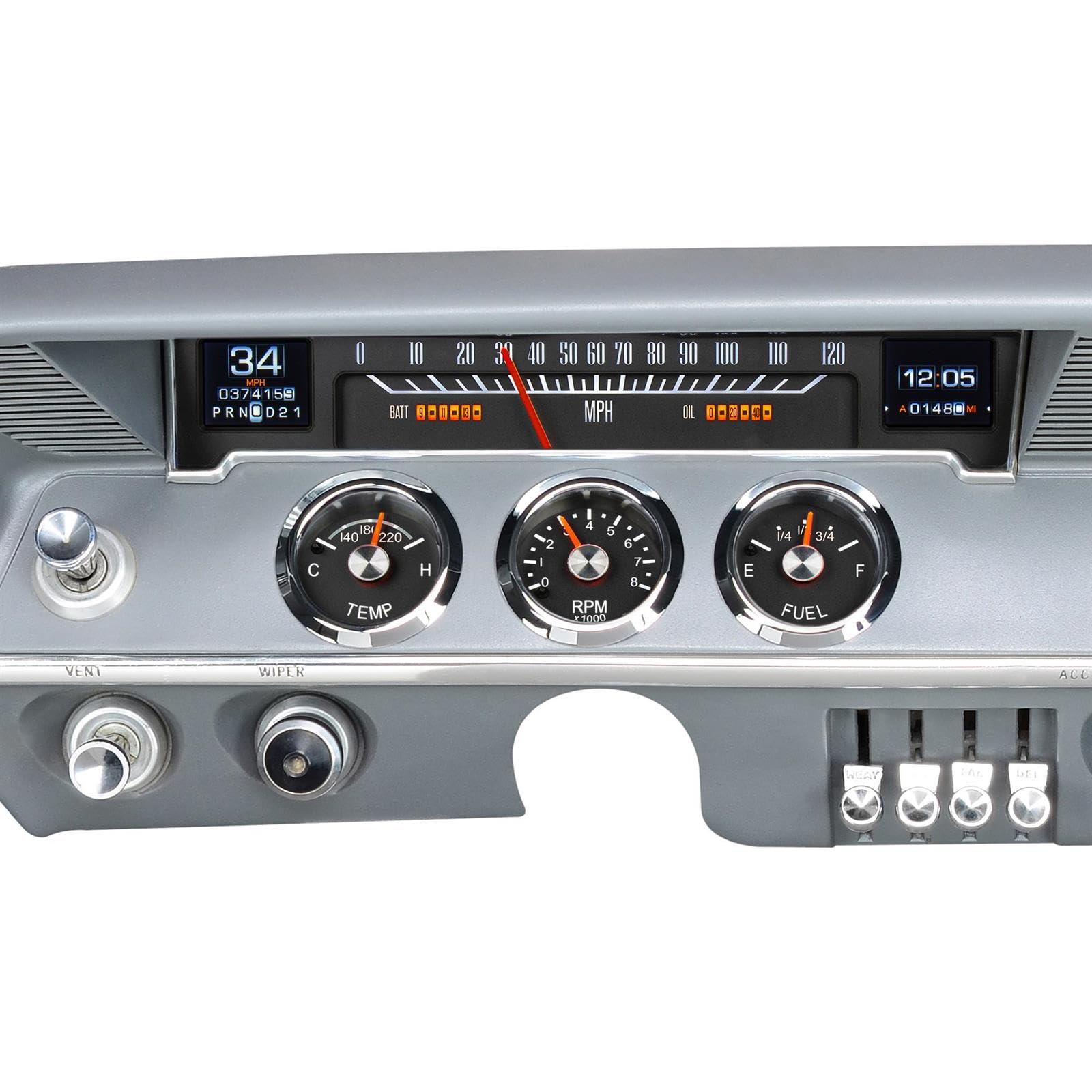 Dakota Digital Compatible with RTX-61C-IMP-X 1961-62 Chevy Impala Retrotech Gauge Instrument System
