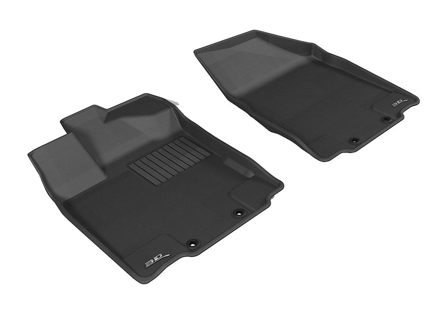 Front Row 3D MAXpider Custom Fit All-Weather Floor Mat for Select Nissan Pathfinder Models - Kagu Rubber (Black)